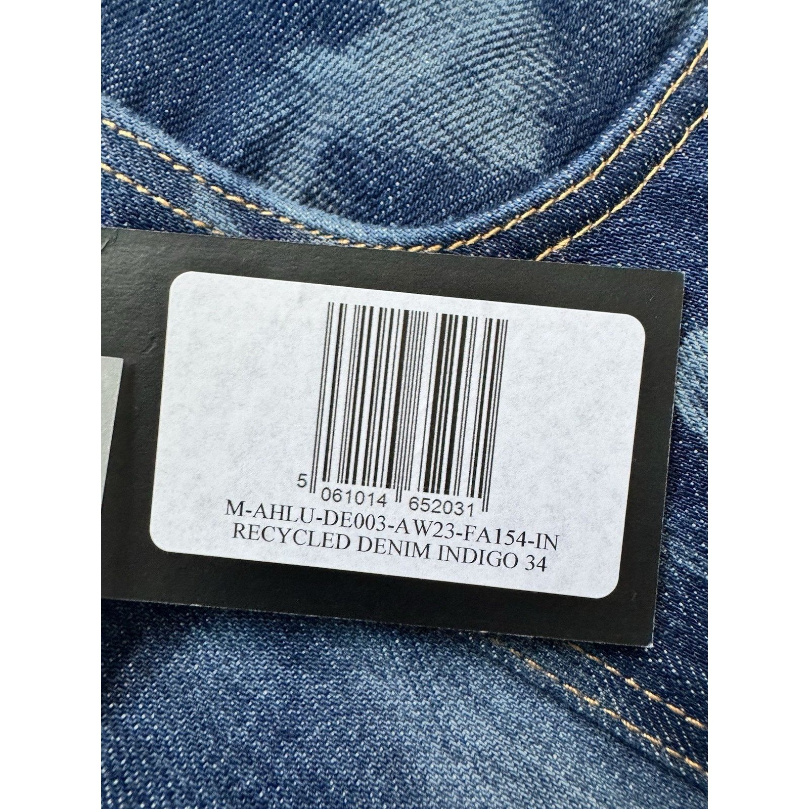 Ahluwalia Ahluwalia Signature Low Rise Jeans Size 34 Recycled Denim Size US 34 / EU 50 - 5 Thumbnail