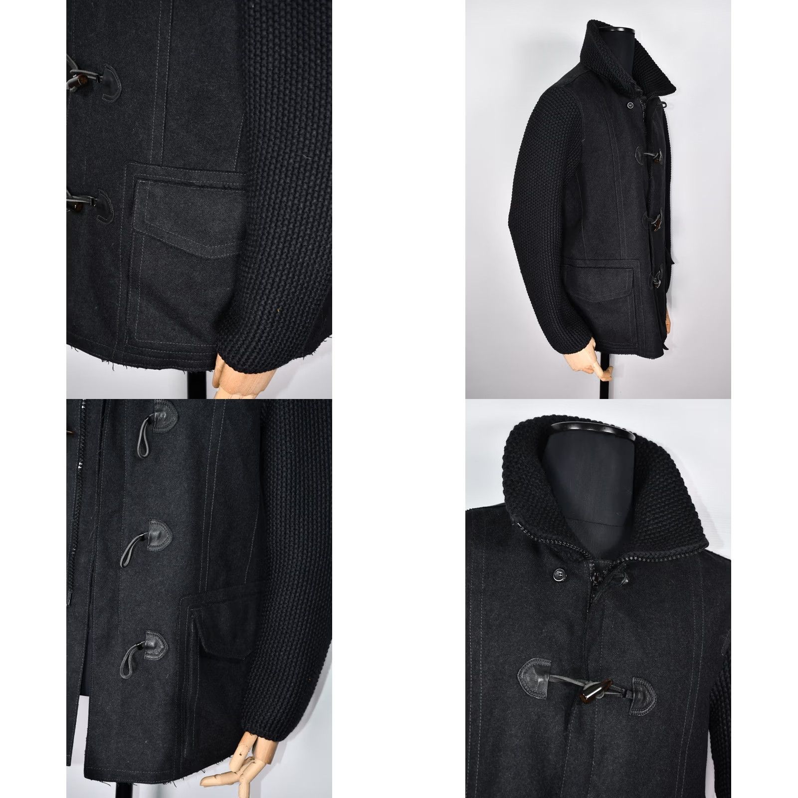 Pal Zileri Pal Zileri Lab Wool Jacket 52 Men Black Zip Casual Vintage No Size US L / EU 52-54 / 3 - 8 Thumbnail