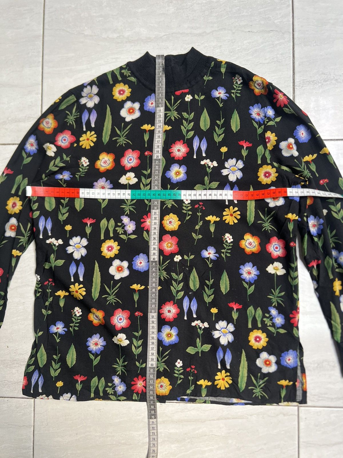 Akris AKRIS Flowers Motive Blouse Size M / US 6-8 / IT 42-44 - 9 Thumbnail
