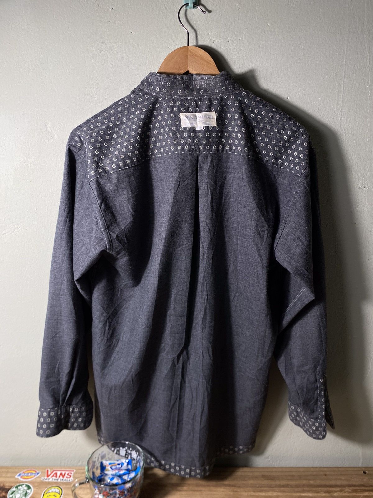 Designer × Other × Vintage Vintage Botton Ups NINA RICCI Full Flowers Size US L / EU 52-54 / 3 - 14 Thumbnail