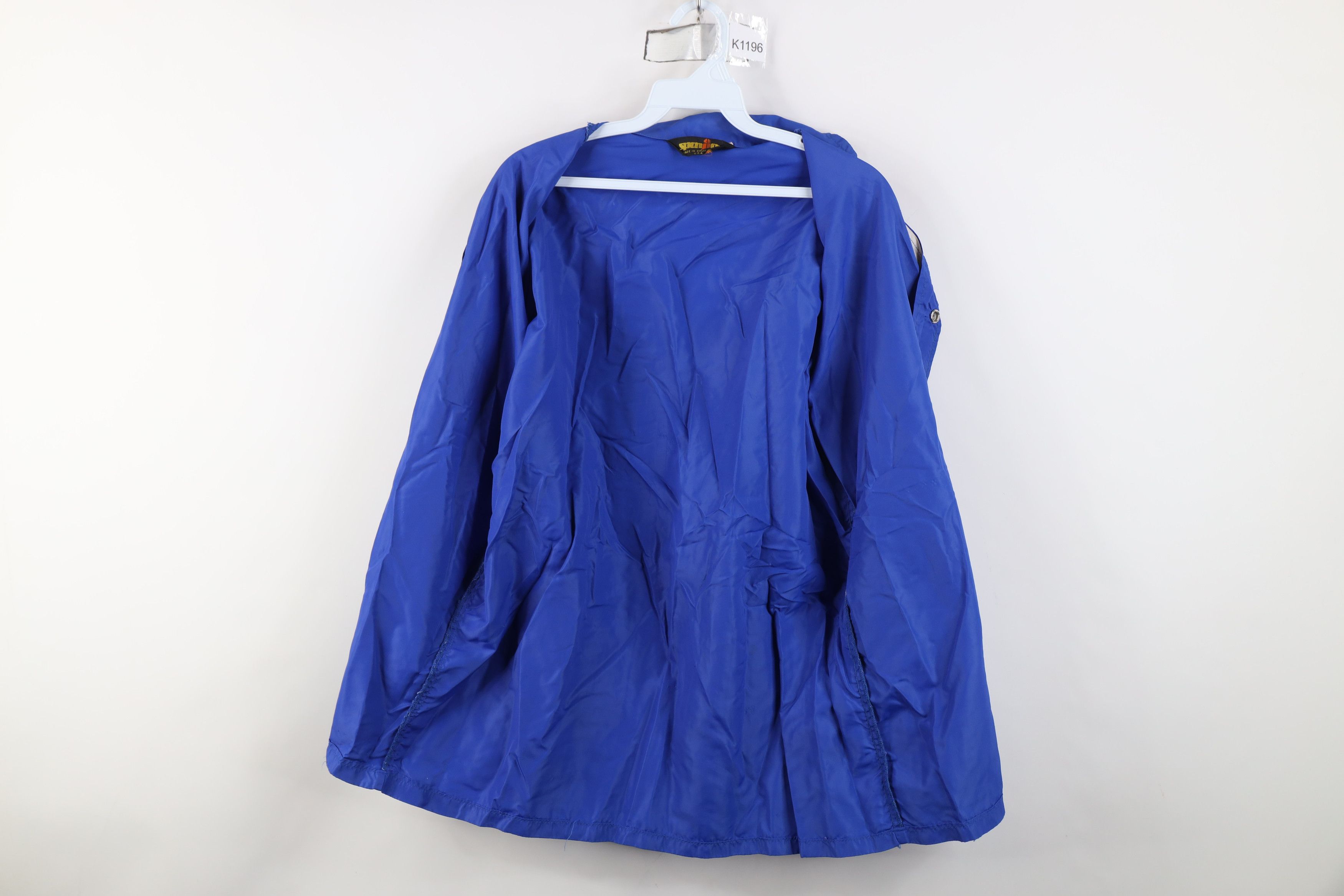 Vintage Vintage 70s Streetwear Windbreaker Jacket Royal Blue USA Size US M / EU 48-50 / 2 - 10 Thumbnail