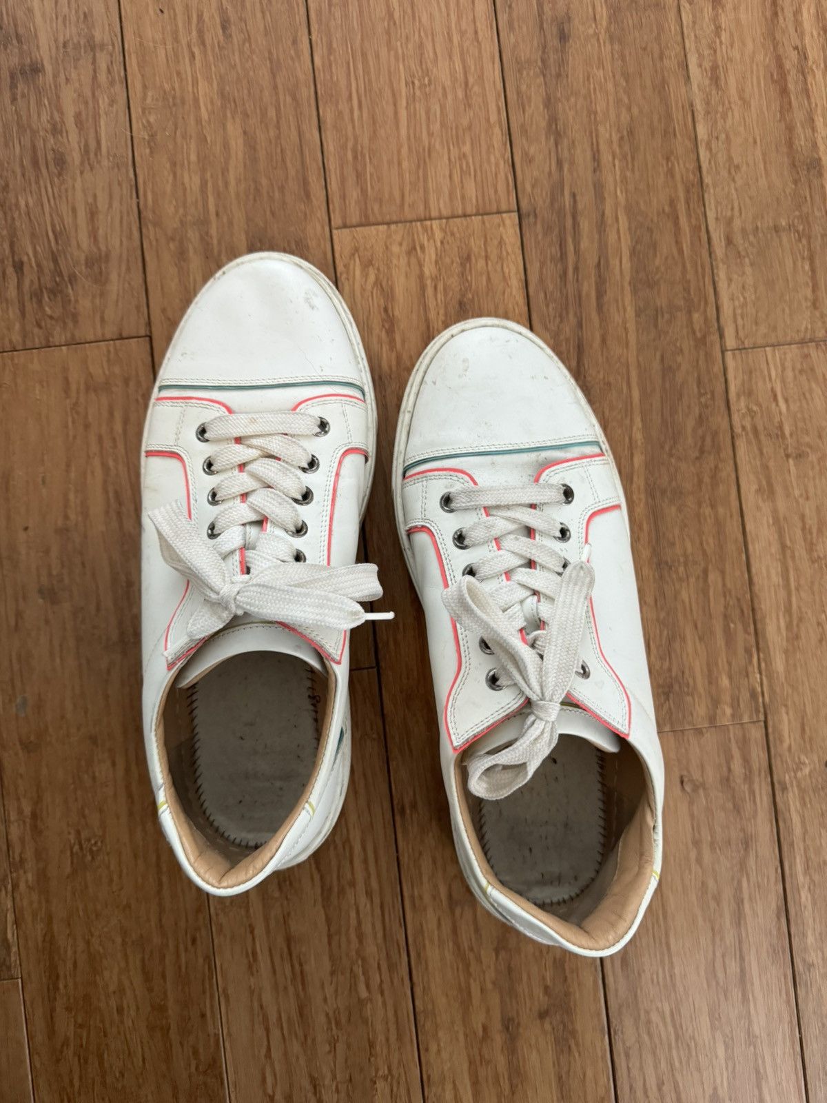 Christian Louboutin Christian Louboutin Women White Sneakers Size US 10 / IT 40 - 6 Thumbnail