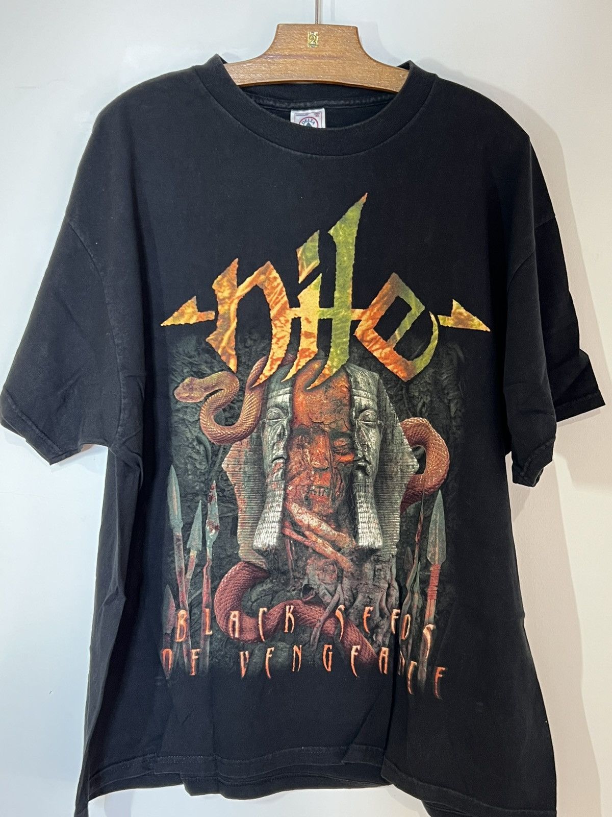 Band Tees Vintage late 90s black seeds of vengeance shirt Size US XL / EU 56 / 4 - 1 Thumbnail