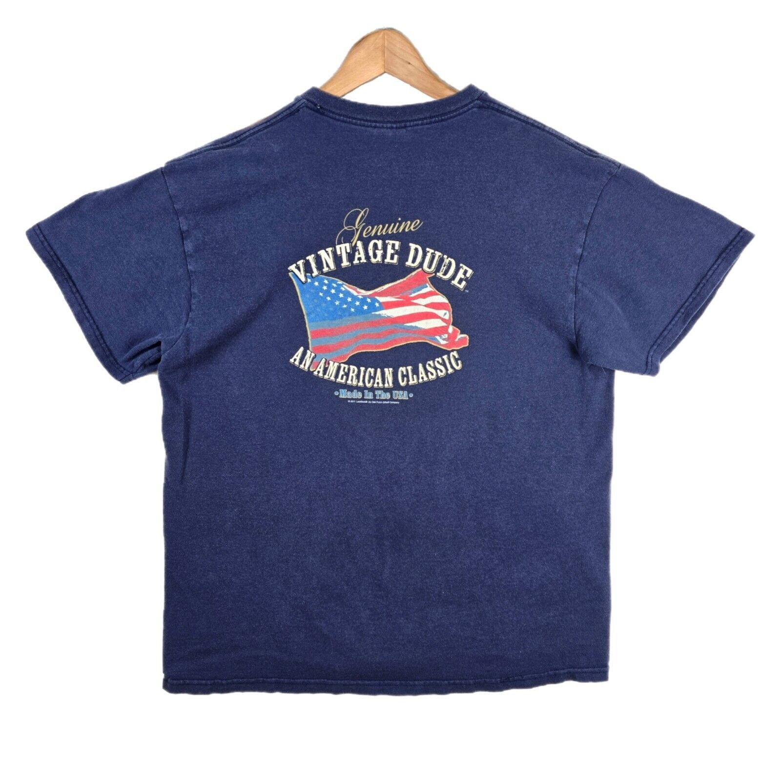 Delta Genuine Vintage Dude Shirt American Classic Made USA Large Size US L / EU 52-54 / 3 - 1 Thumbnail