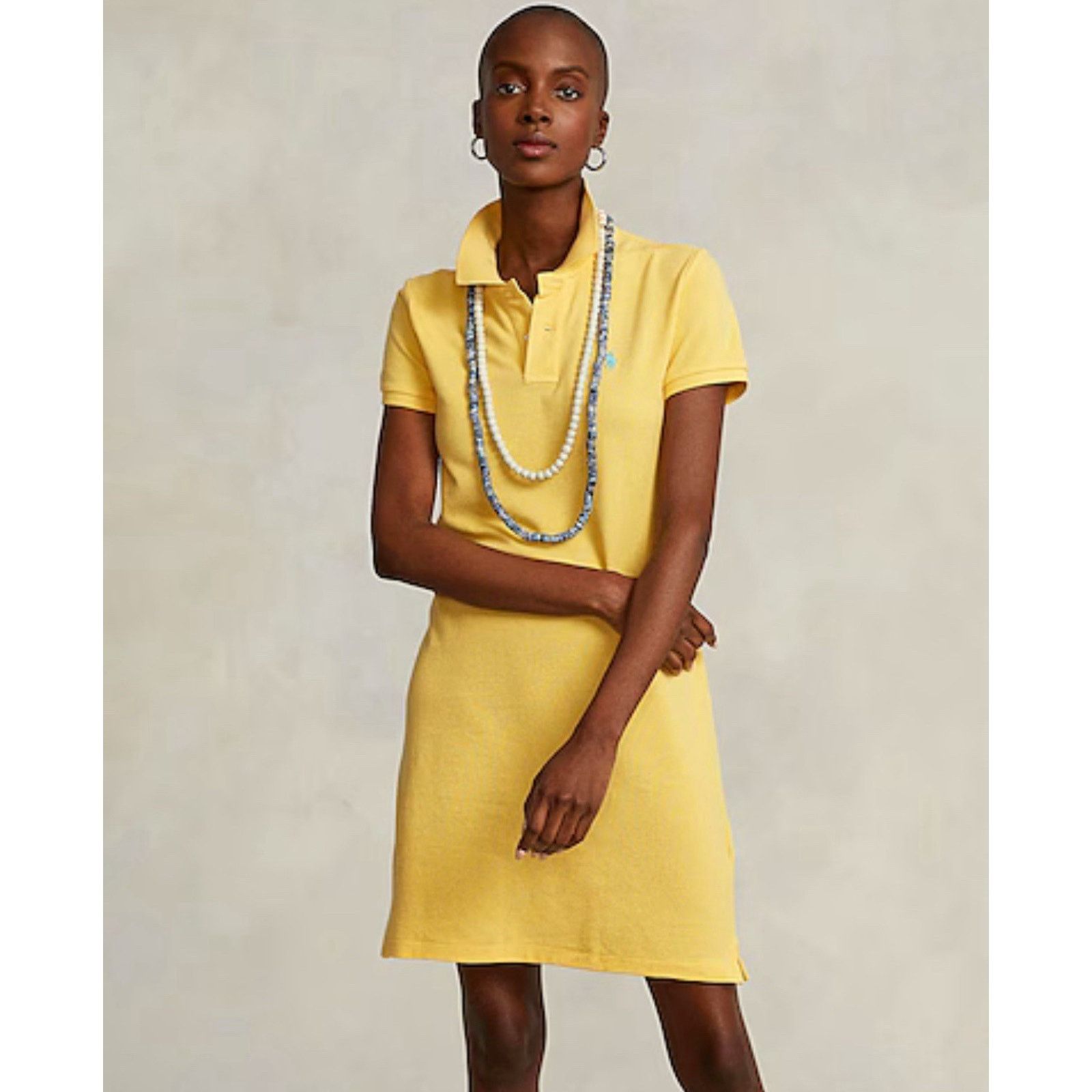 Polo Ralph Lauren NWT Polo Ralph Lauren Women Lucy Mini Cotton Mesh Polo Dress Size XS / US 0-2 / IT 36-38 - 6 Thumbnail