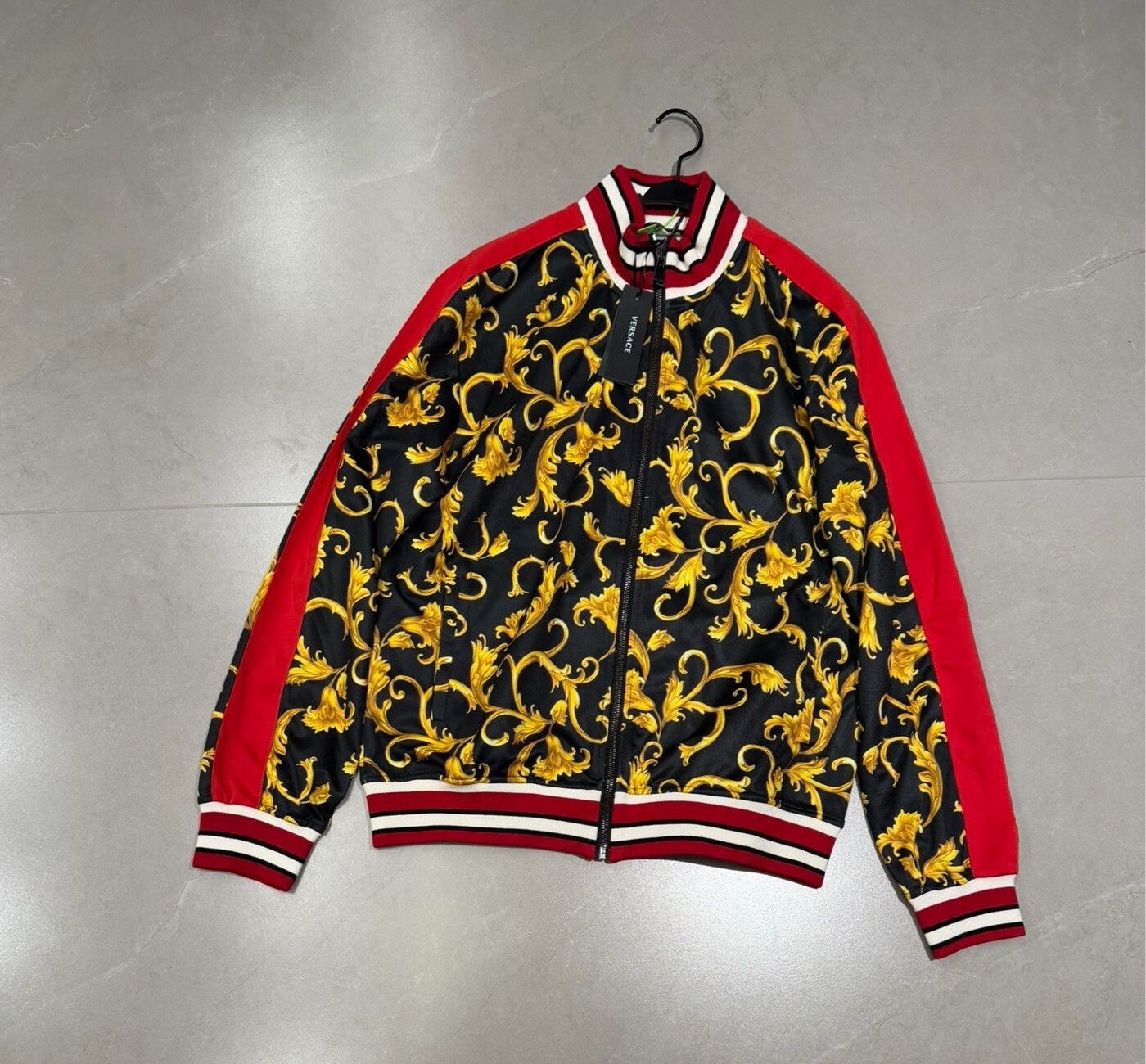 Versace Versace Baroque Print Men's Zip Jacket Size US L / EU 52-54 / 3 - 1 Thumbnail
