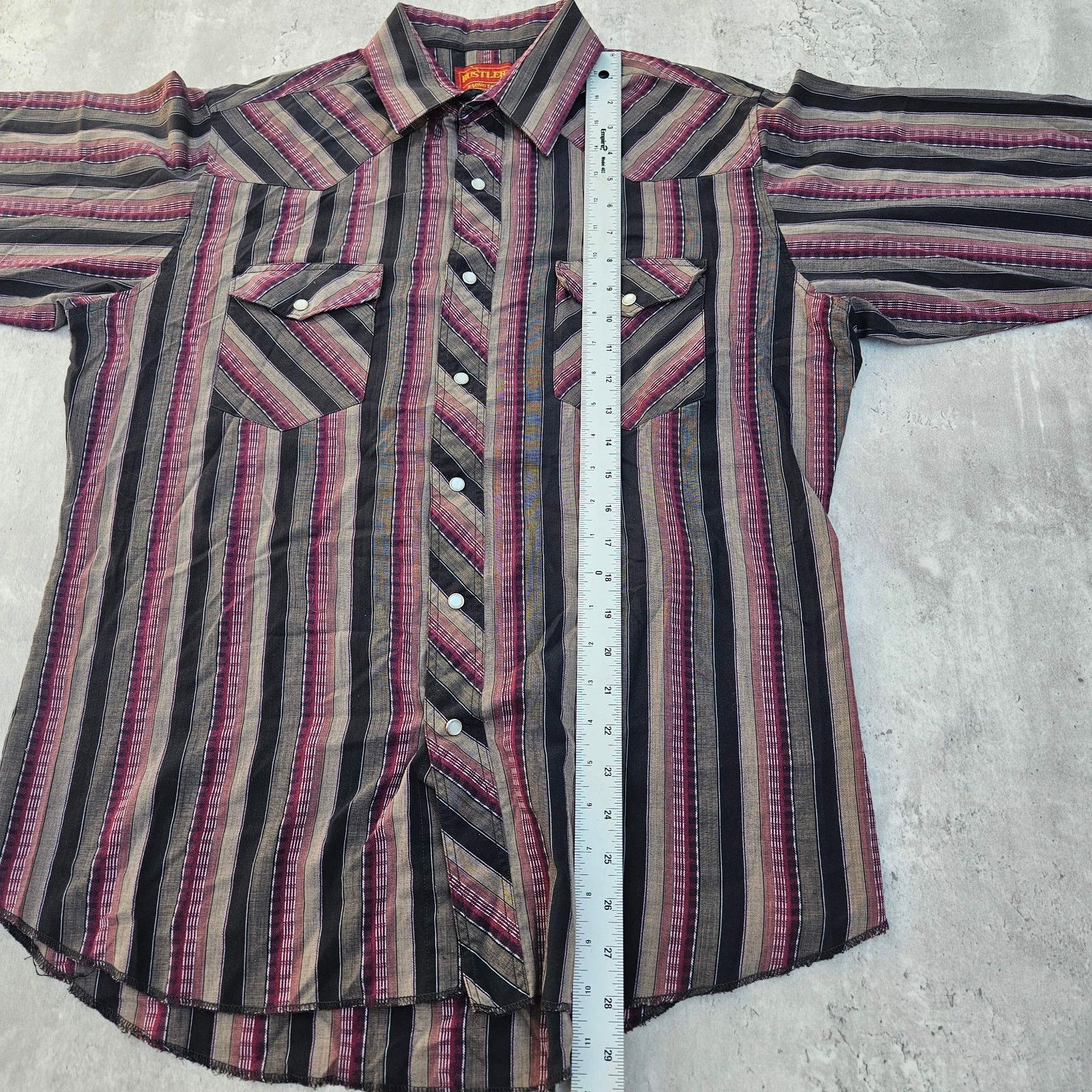 Rustler Vintage Rustler Western Shirt Pearl Snap Button Down Size L Size US L / EU 52-54 / 3 - 5 Thumbnail