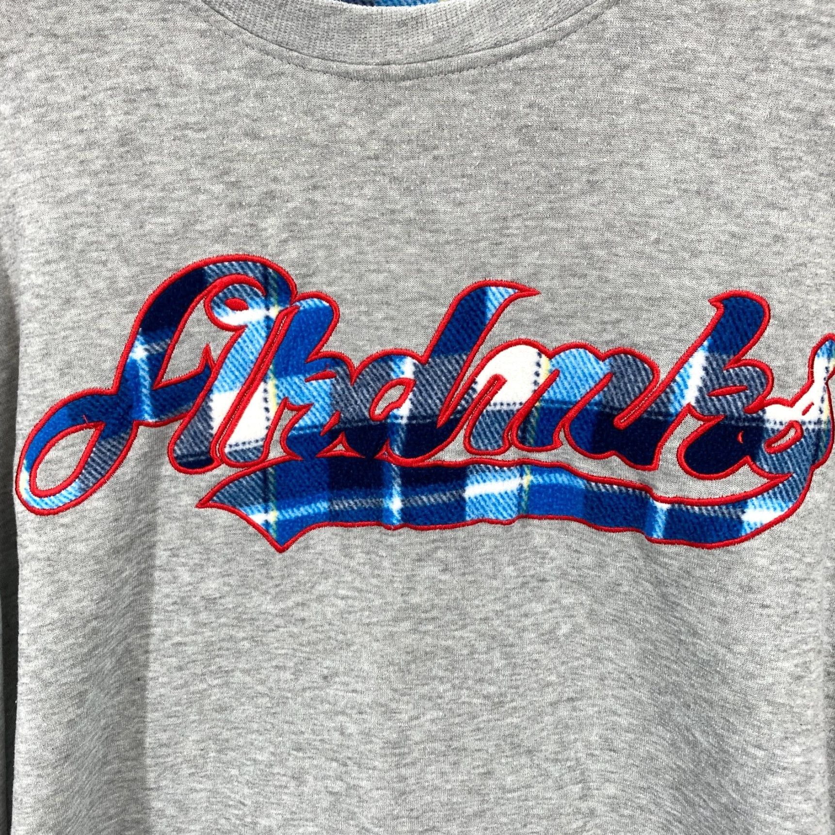 Akademiks VINTAGE Akademiks Fleece Sweatshirt Mens 2XL Gray Plaid Logo Embroidered Hip Hop Shirt Size US XXL / EU 58 / 5 - 3 Thumbnail