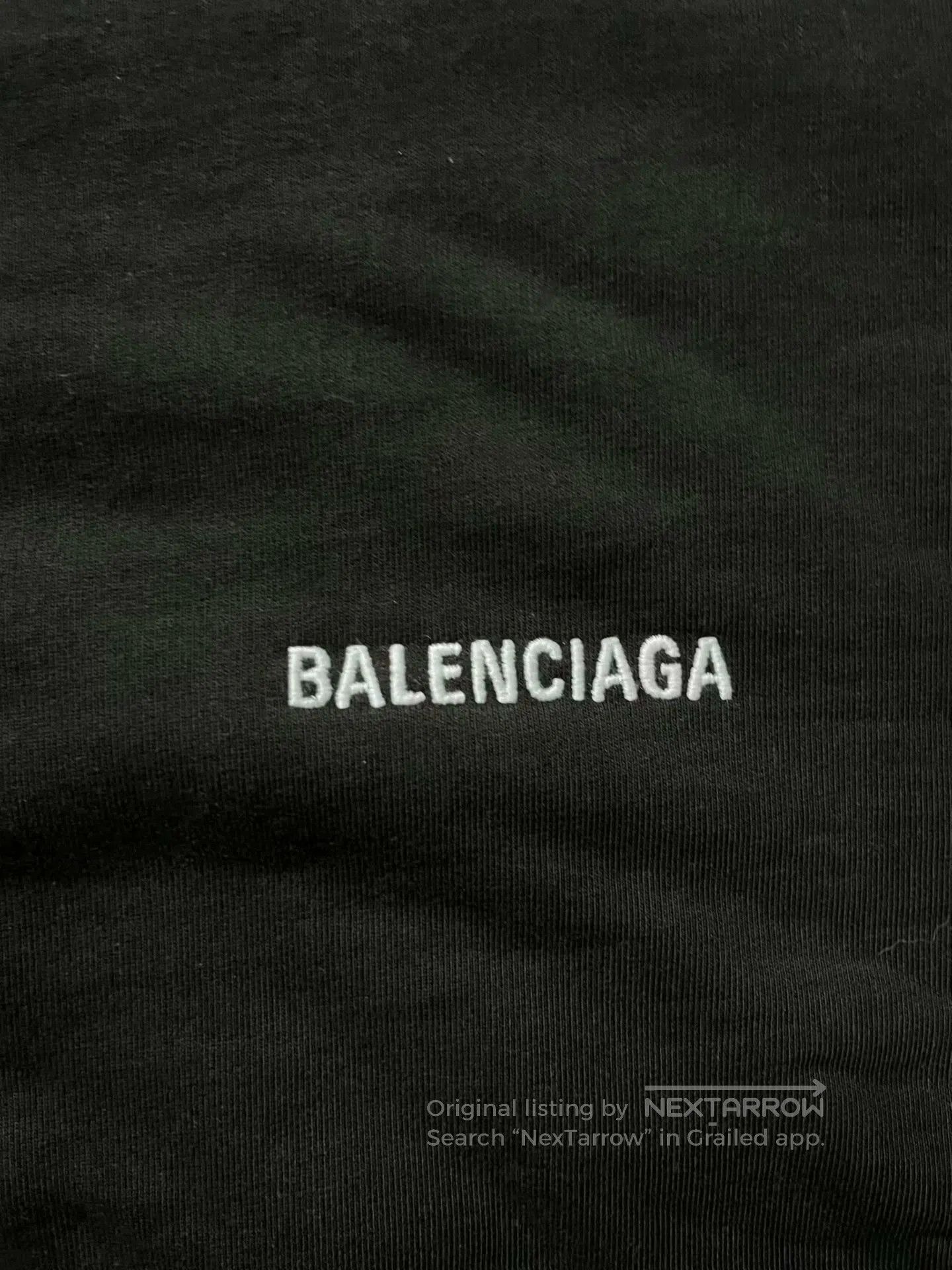 Balenciaga balenciaga large logo black sweatshirt. Size US XS / EU 42 / 0 - 2 Thumbnail