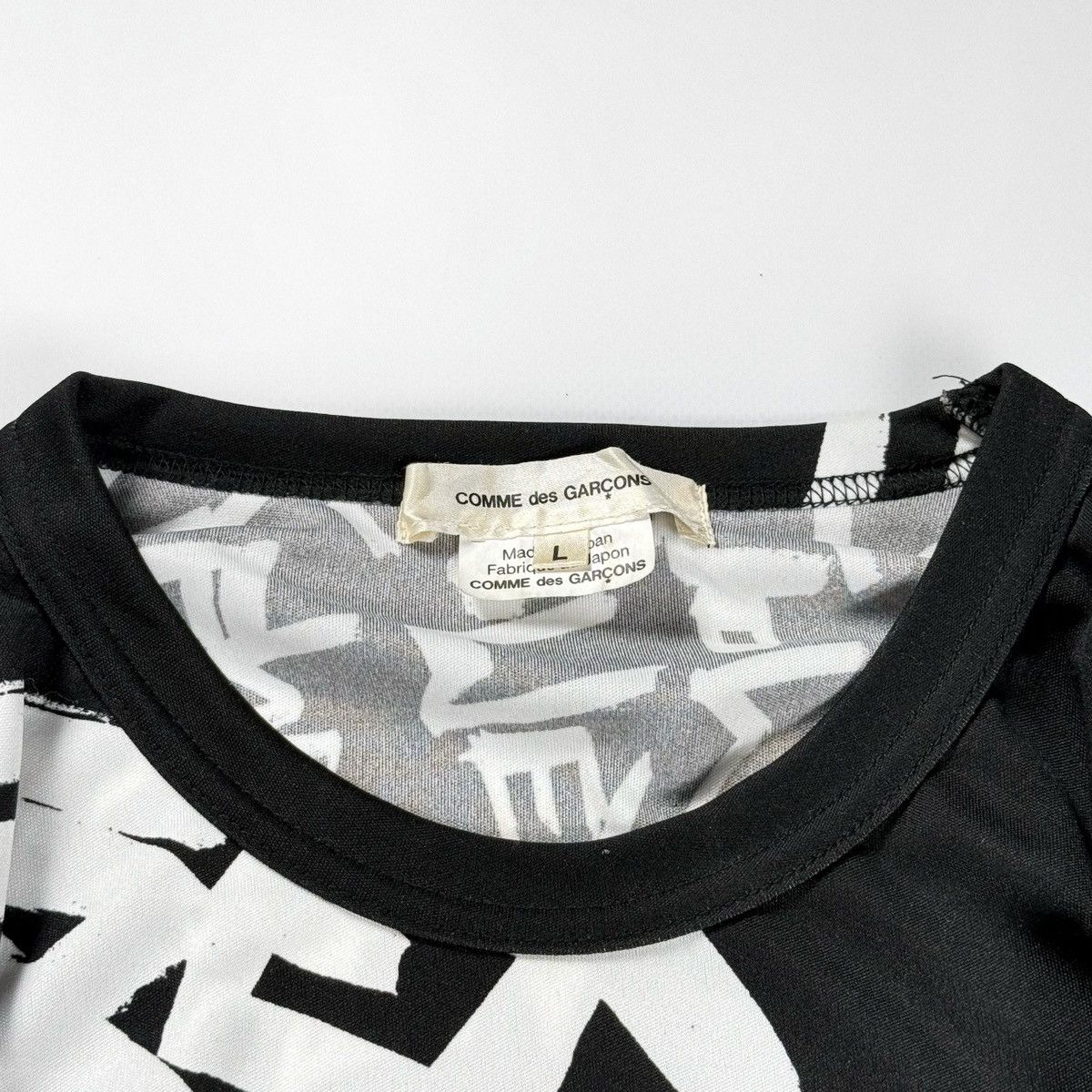 Comme des Garcons Comme des Garçons Graffiti Text Longsleeve Size L / US 10 / IT 46 - 5 Thumbnail
