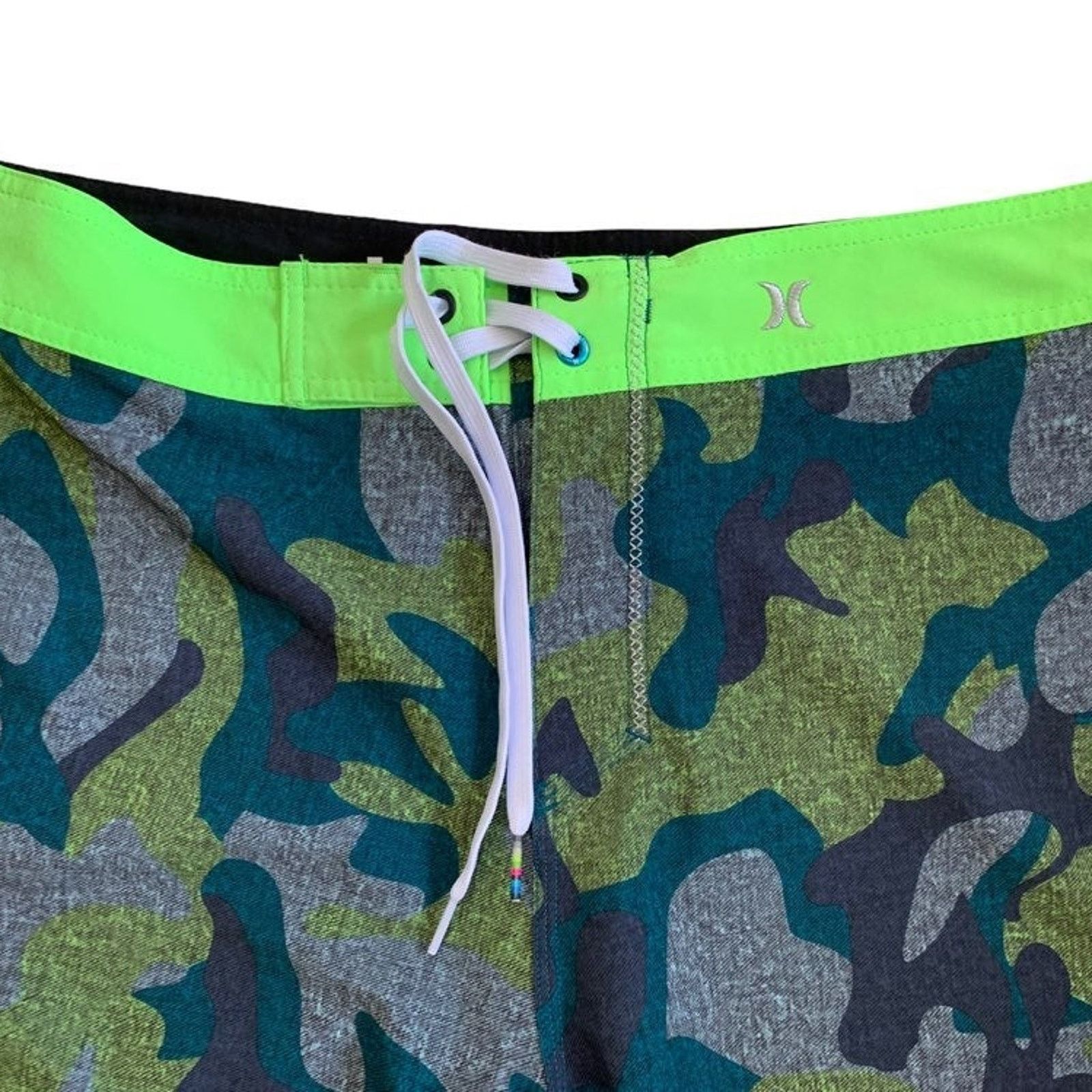 Hurley Hurley Mens Camo Swim Trunks Water-repellent Pockets Size 31 Size US 31 - 2 Thumbnail