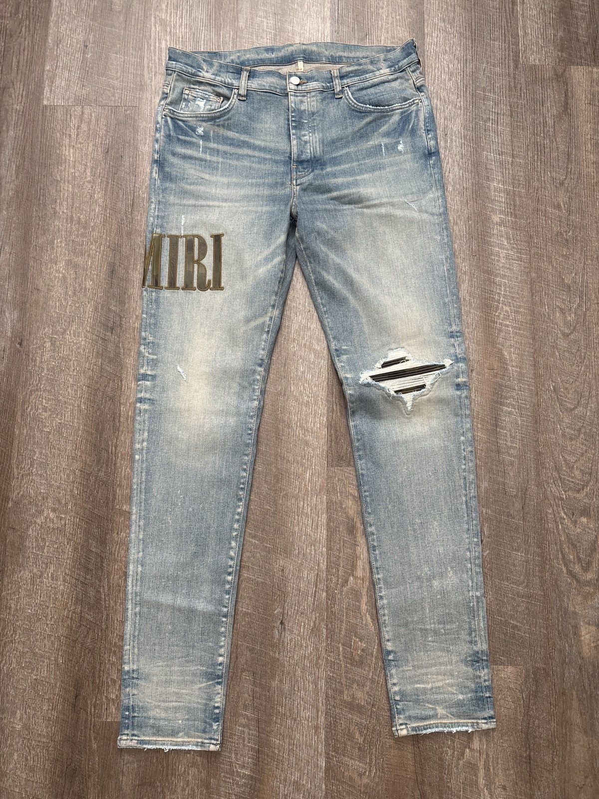 Amiri AMIRI Camo Logo Jean Size US 38 / EU 54 - 2 Thumbnail