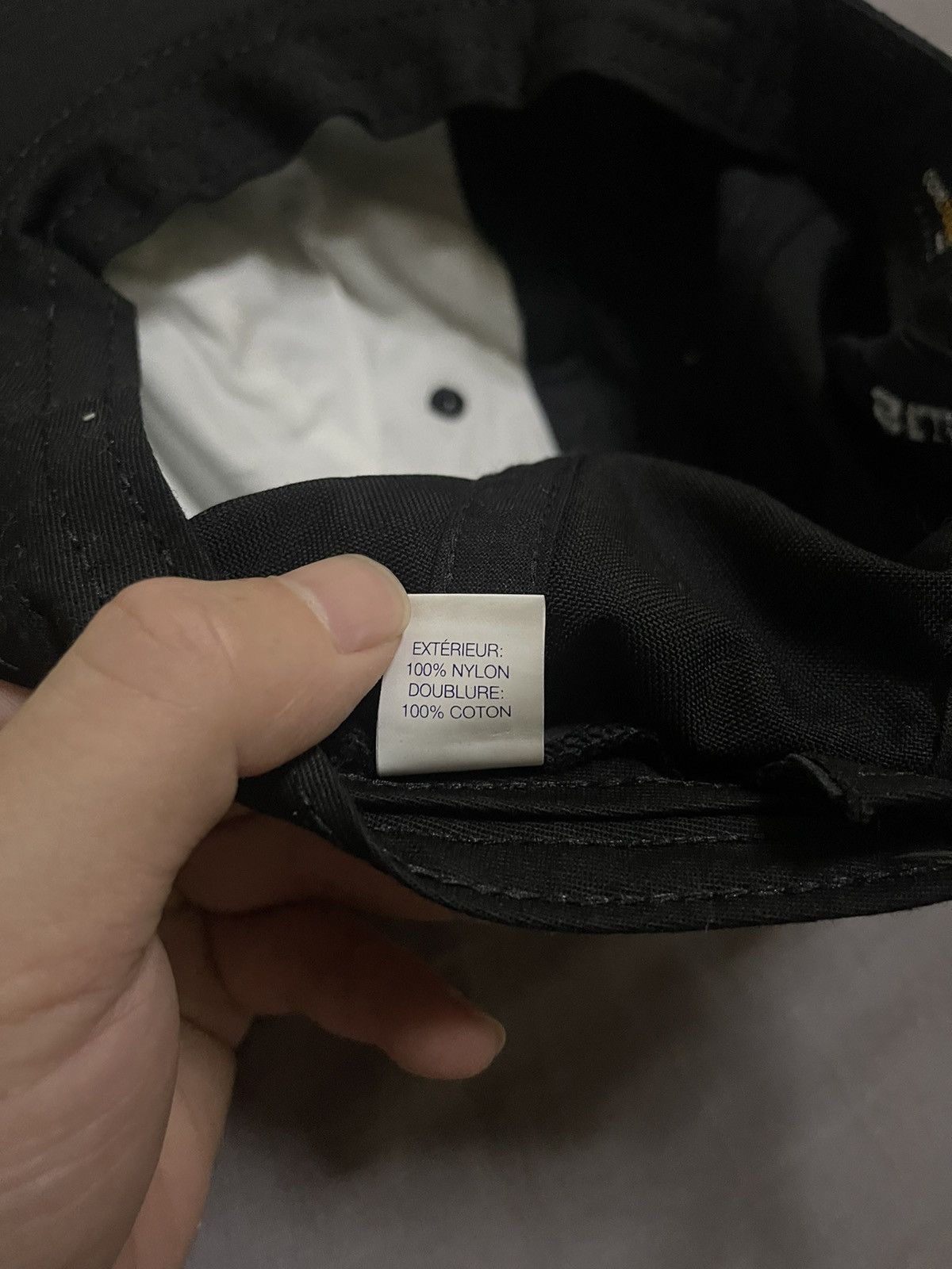 Supreme Supreme fw18 cordura S logo 6-panel black Size ONE SIZE - 4 Thumbnail