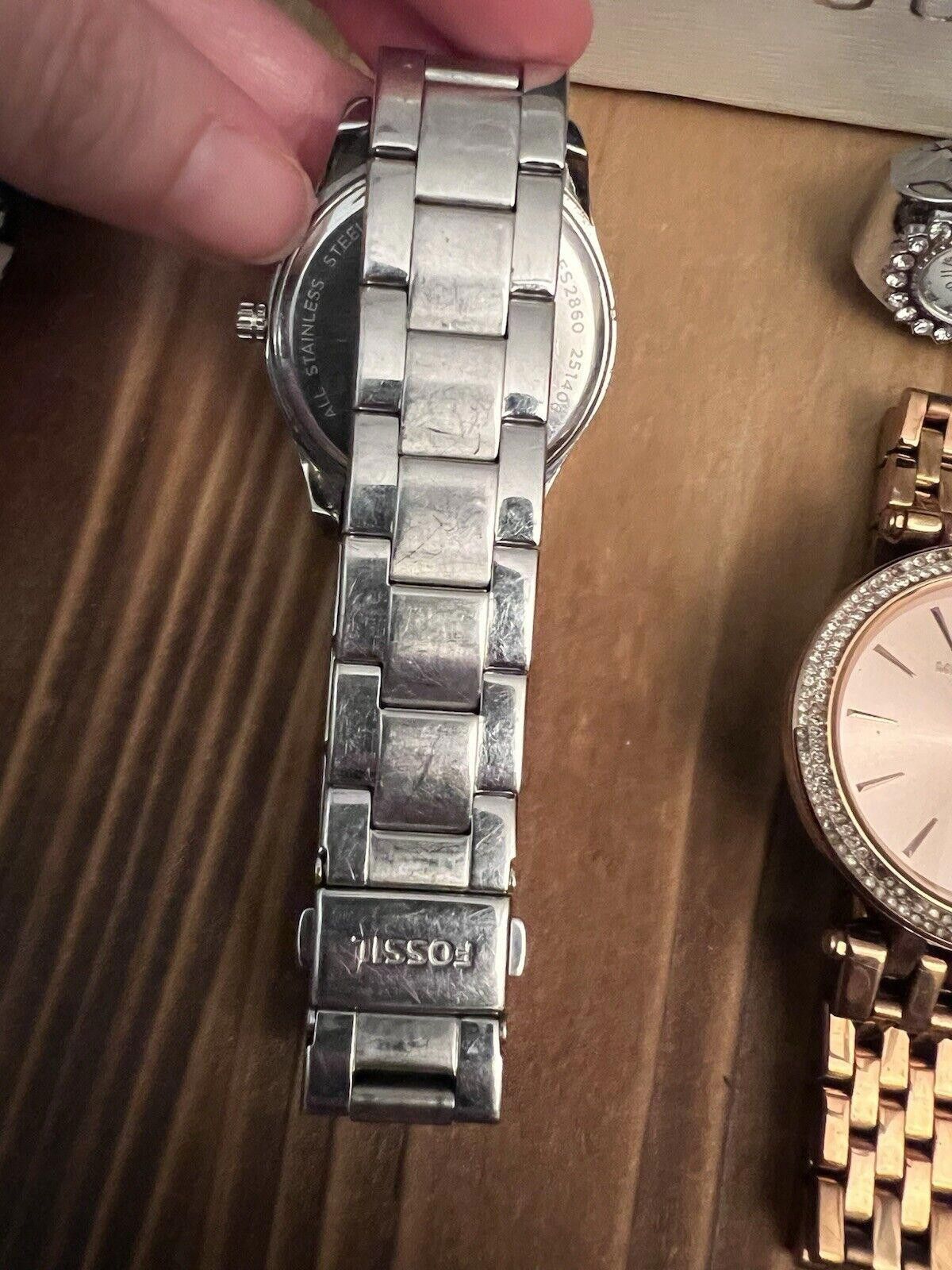 Fossil Ladies Watch Lot 8 MK, Fossil, Guess, Misc Size ONE SIZE - 7 Thumbnail