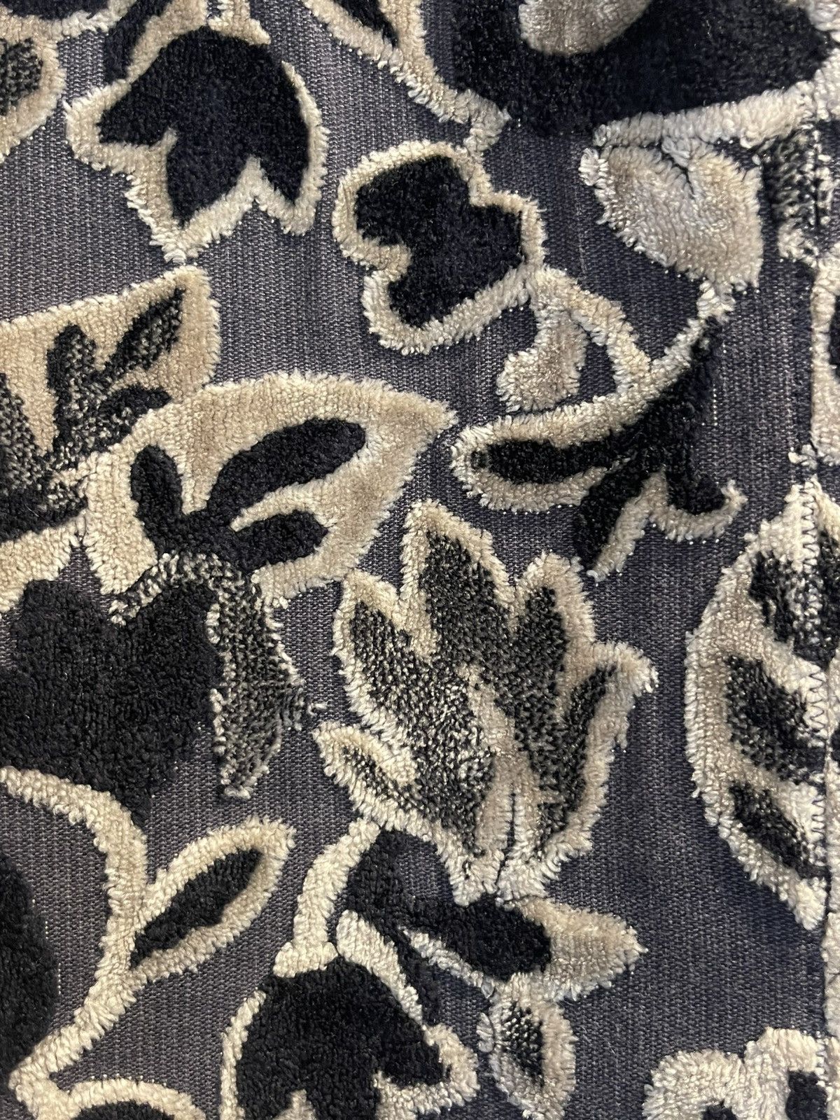 Comme des Garcons × Junya Watanabe JUNYA WANTANABE X CDG MONO FLORAL BLAZER Size 40R - 10 Thumbnail