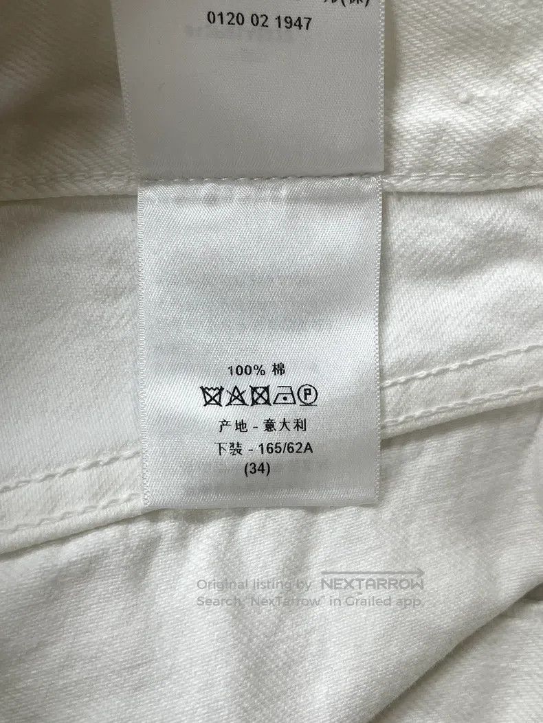 Dior Dior White trouser leg letter jeans Size 42" / US 20 - 6 Thumbnail