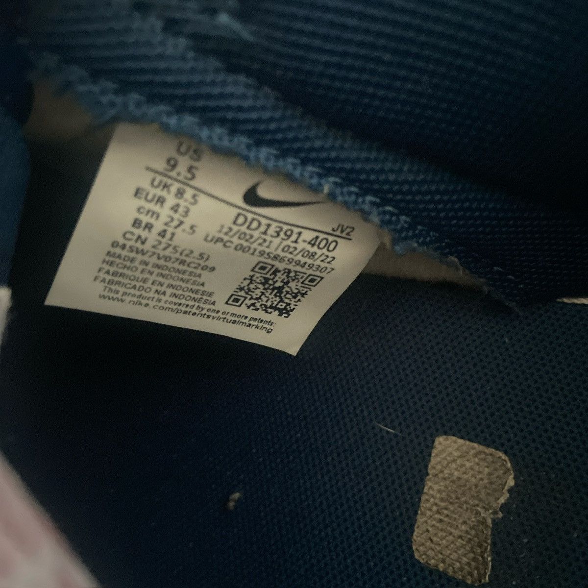 Nike valerian blue dunks Size US 9.5 / EU 42-43 - 6 Thumbnail