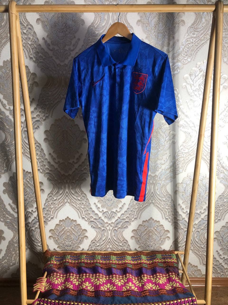 Nike VINTAGE NIKE ENGLAND RETRO SOCCER JERSEY MANCHESTER Y2K 90s Size US L / EU 52-54 / 3 - 3 Thumbnail