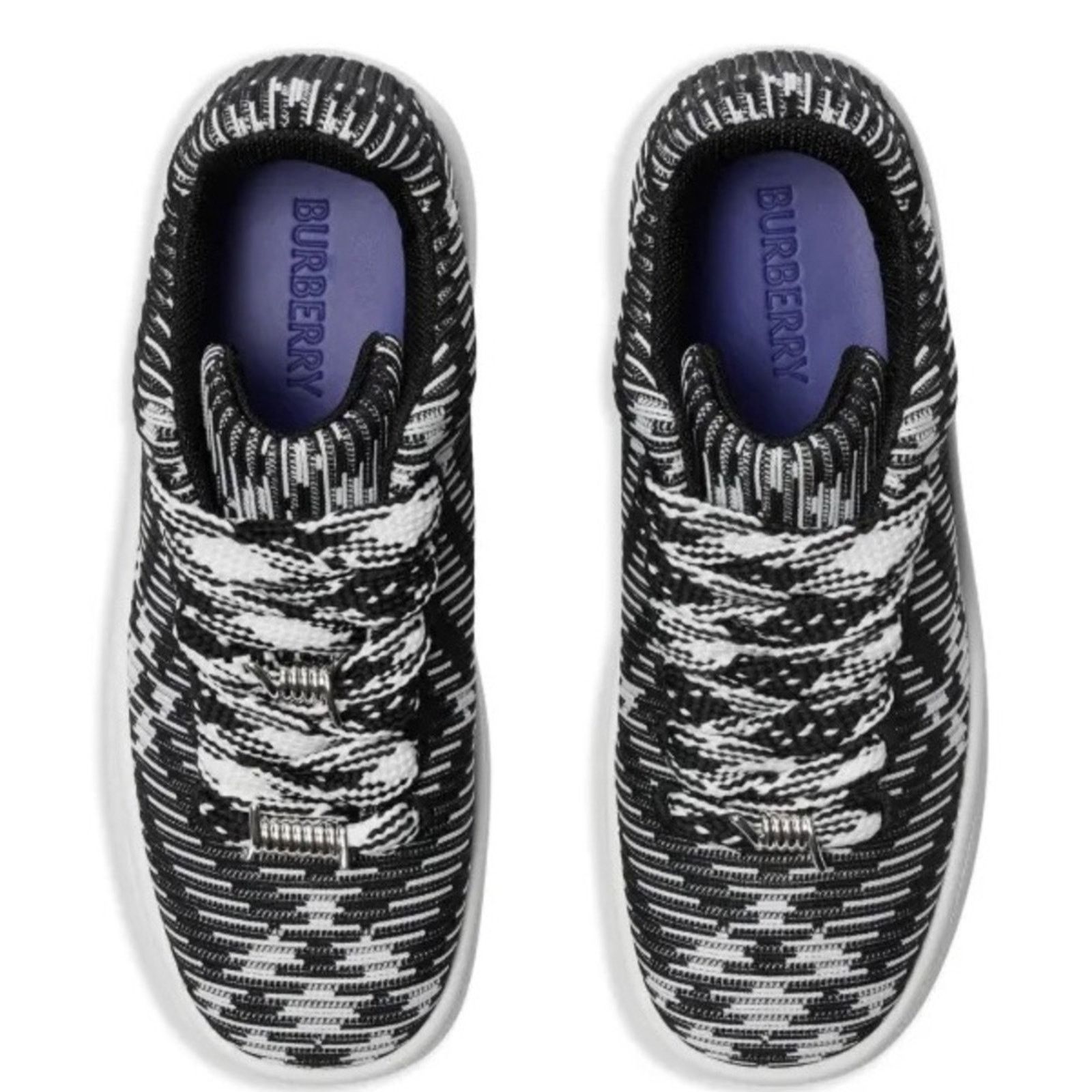 Burberry Burberry Box Check Knit Low-Top Sneakers 37 Size US 7 / IT 37 - 1 Thumbnail