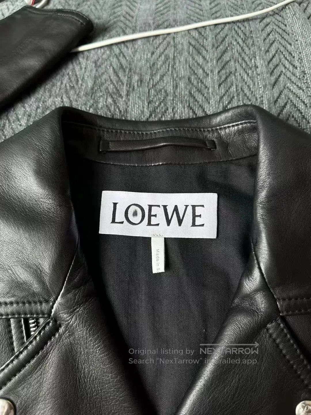 Loewe loewe short leather motorcycle jacket. Size S / US 4 / IT 40 - 3 Thumbnail