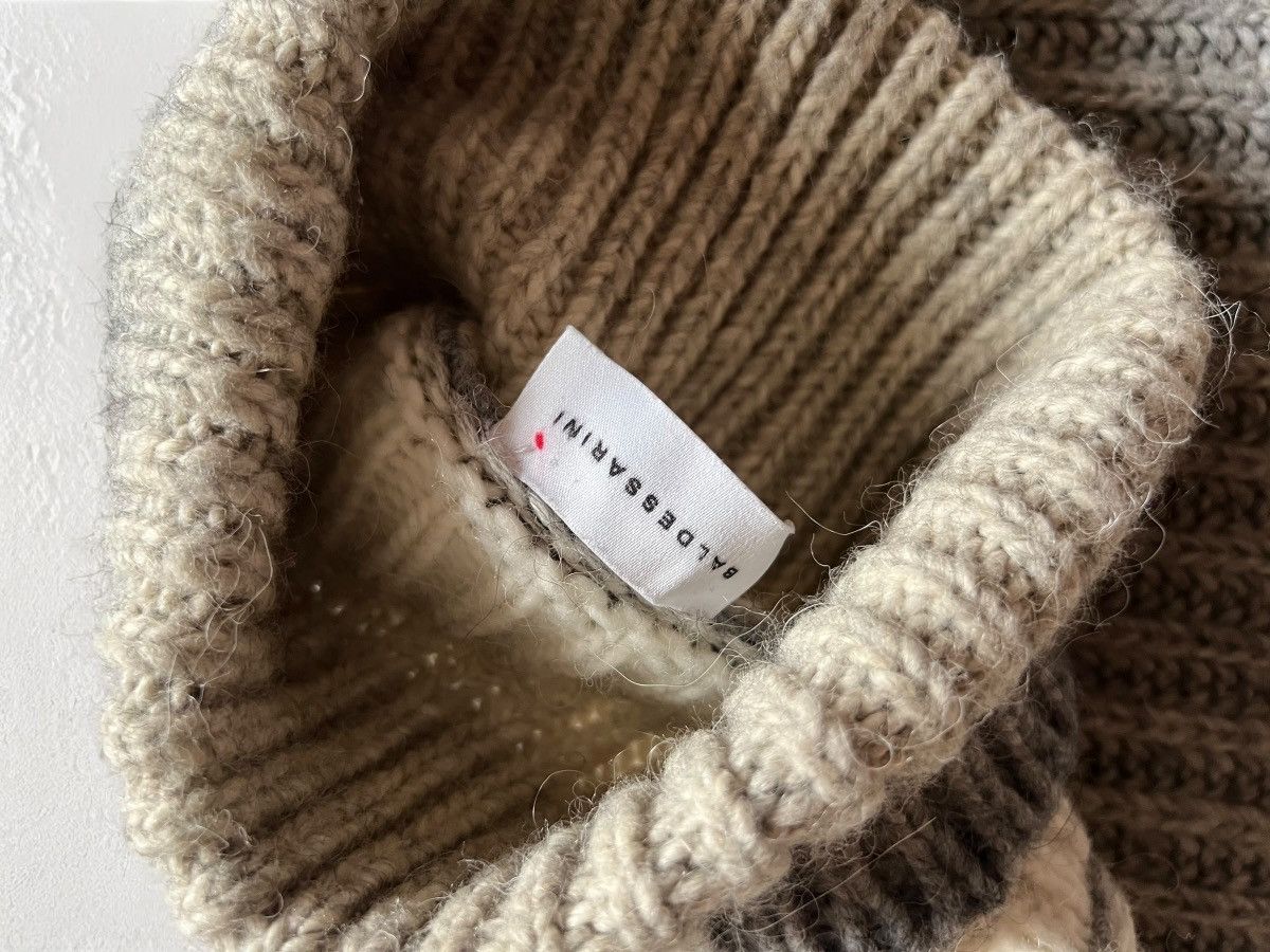 Baldessarini × Vintage BALDESSARINI HEAVY KNIT WOOL SWEATER TURTLENECK MULTICOLOUR Size US L / EU 52-54 / 3 - 4 Thumbnail