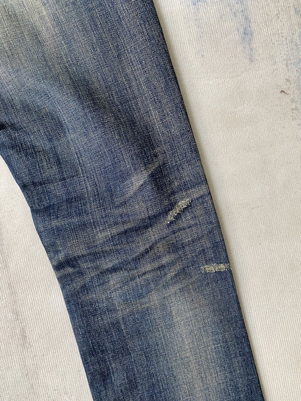 JACKROSE Jack Rose Japan Blue Faded Rusty Claw Marks Denim Size US 32 / EU 48 - 16 Thumbnail