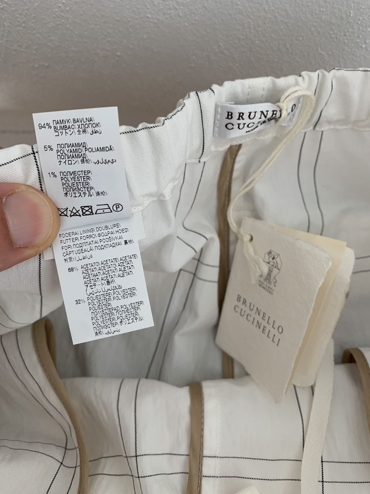 Brunello Cucinelli Brunello Cuccinelli Cotton Trouser Size 28" / US 6 / IT 42 - 15 Thumbnail