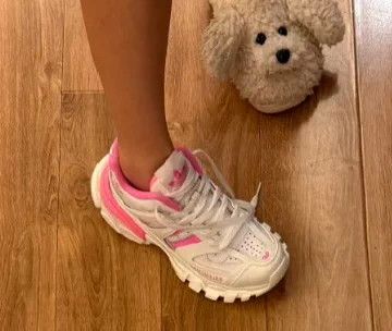 Balenciaga Balenciaga Track x Adidas White/Pink 36 98New LX1261 Size US 5.5 / IT 35.5 - 8 Thumbnail