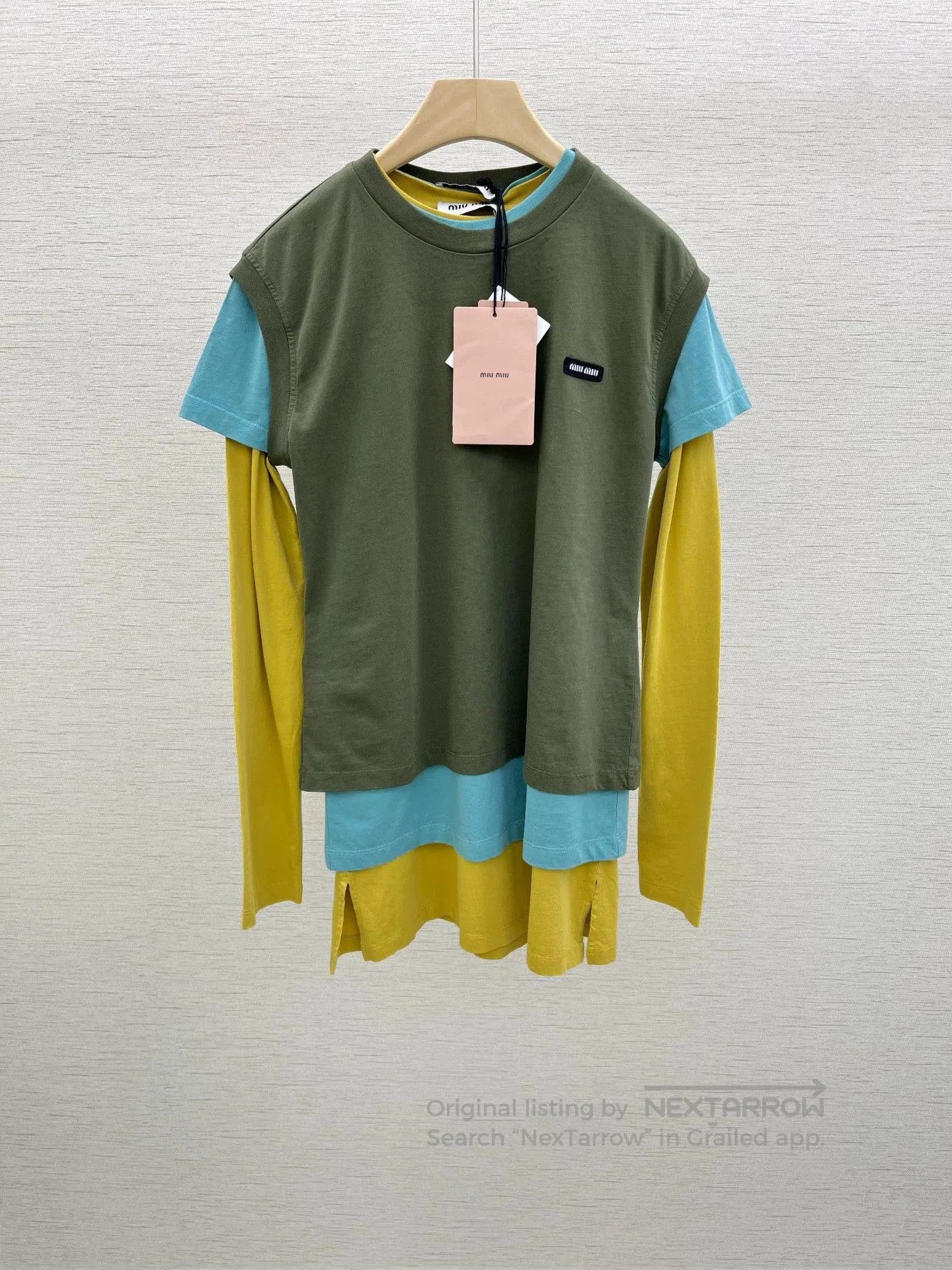 Miu Miu Miu Miu Colorful Logo 3-Piece Tops. Size US XS / EU 42 / 0 - 1 Thumbnail