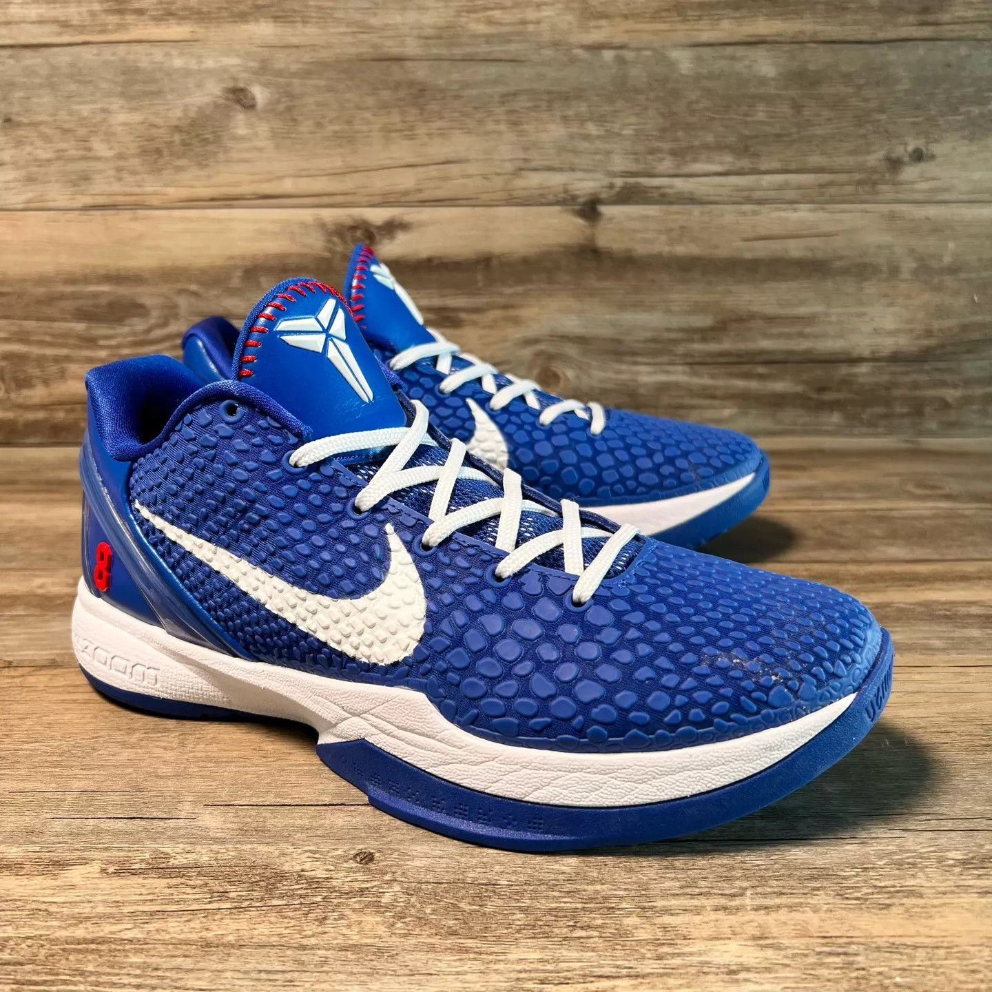 Nike Nike Zoom Kobe 6 zk6 Dodgers Blue/White 42 Size US 8.5 / EU 41-42 - 2 Thumbnail