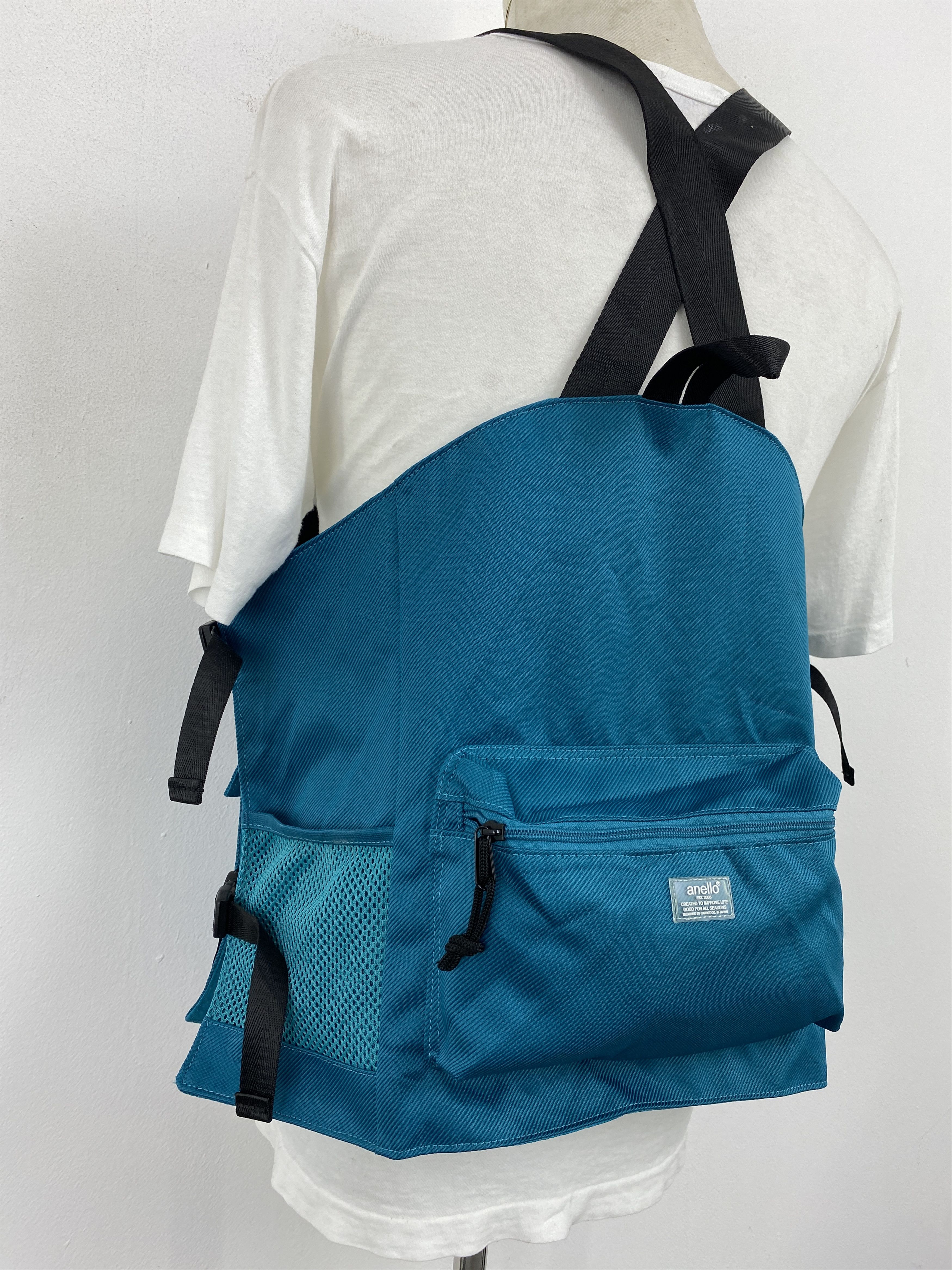 Japanese Brand Vintage Anello Multi Pocket Tactical Vest Backpack BG0134 Size ONE SIZE - 2 Thumbnail