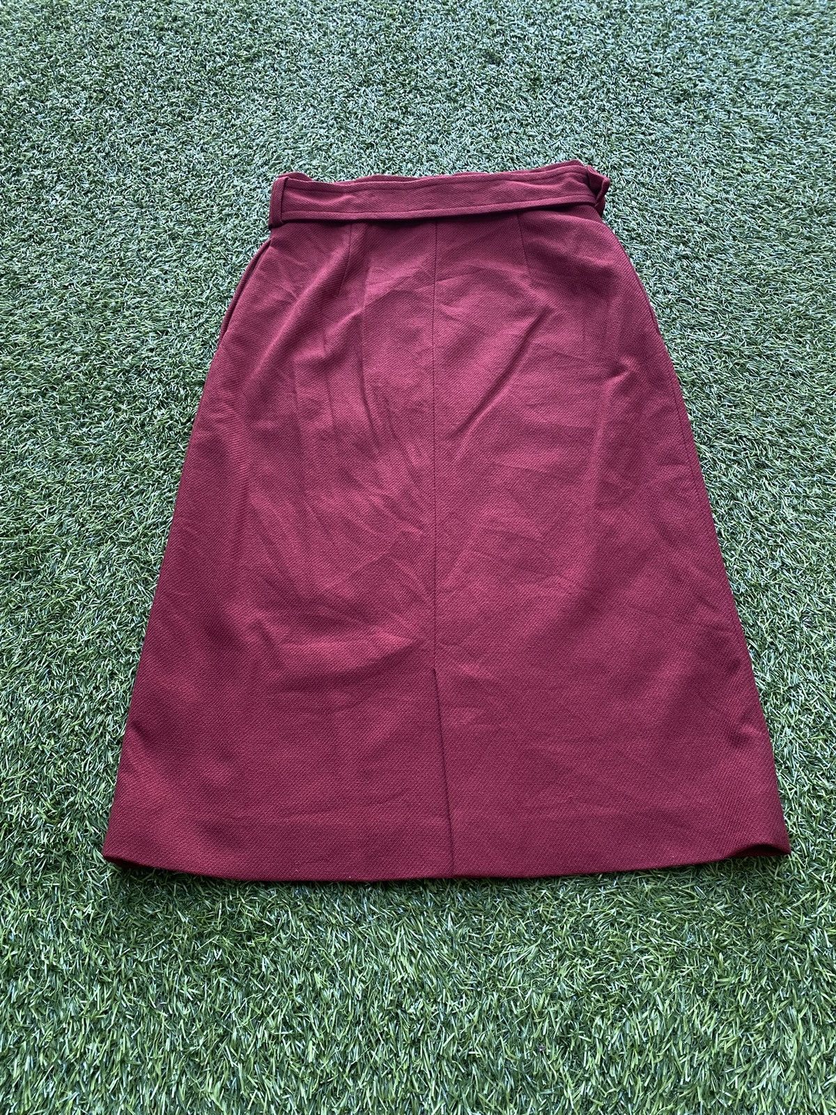 Yohji Yamamoto Vintage Ined International Yohji Yamamoto Midi Belt Skirts Size 27" / US 4 / IT 40 - 7 Thumbnail