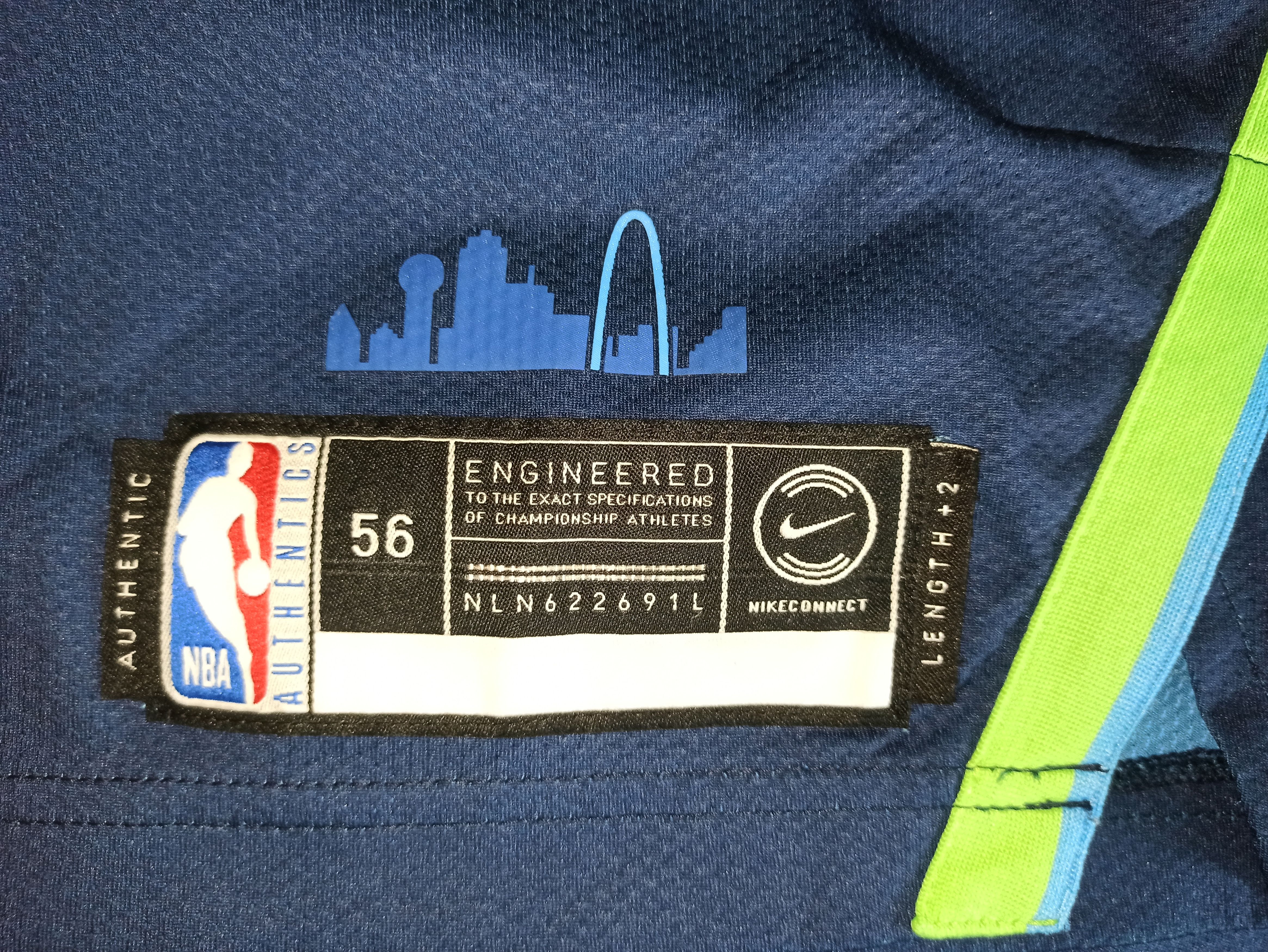NBA × Nike Authentic Nike Dallas Mavericks City Jersey Porzingis vapor Size US XXL / EU 58 / 5 - 12 Thumbnail