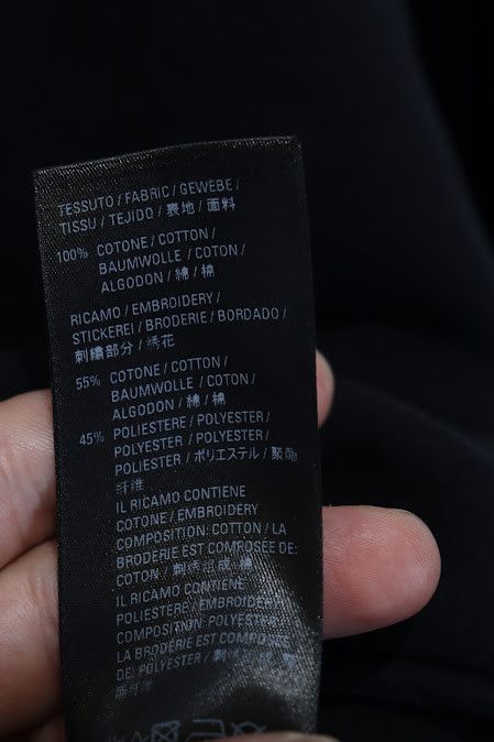 Balenciaga o1rshd Free Medium Molleton No Rib Hoodie in Black/White Size US M / EU 48-50 / 2 - 17 Thumbnail