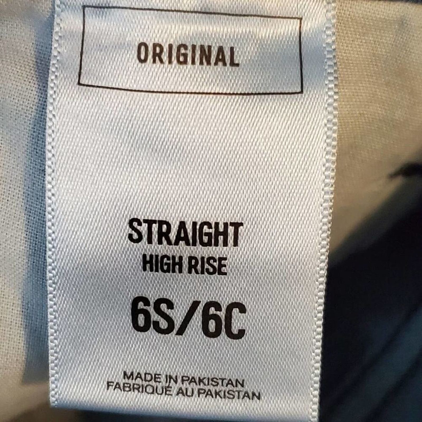 Express Express High Waisted Straight Cropped Stretch Jeans sz 6 New Size 28" / US 6 / IT 42 - 5 Thumbnail