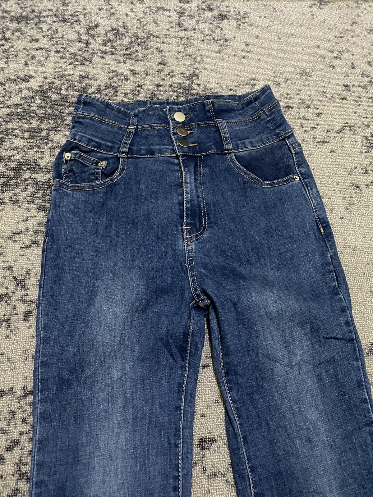 Hysteric Glamour × Japanese Brand Y2k Anap ifsixwasnine flare Jeans Size 26" / US 2 / IT 38 - 4 Thumbnail