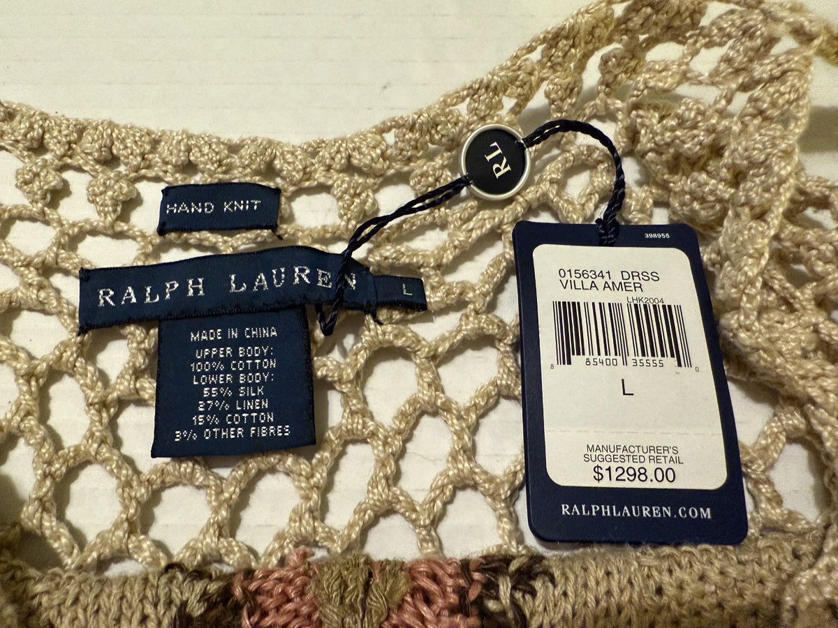 Ralph Lauren Ralph Lauren Vintage Hand Knit Villa American RARE Dress Size L / US 10 / IT 46 - 4 Thumbnail