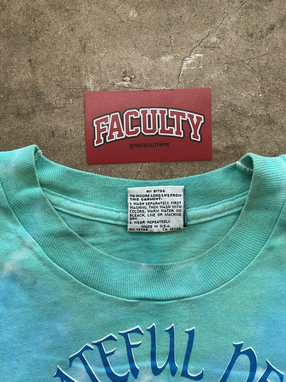 Band Tees Vintage 1990 Grateful Dead Olympic Velodrome Tie Dye Tee XL Size US XL / EU 56 / 4 - 4 Thumbnail