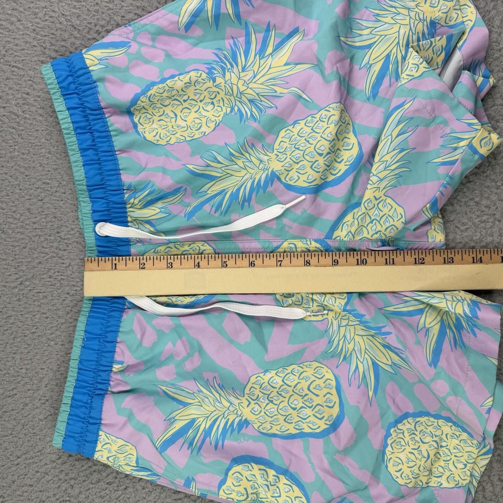 Chubbies Chubbies Pineapple Swim Trunks Men's M (29x5.5) Lined Size US 32 / EU 48 - 5 Thumbnail
