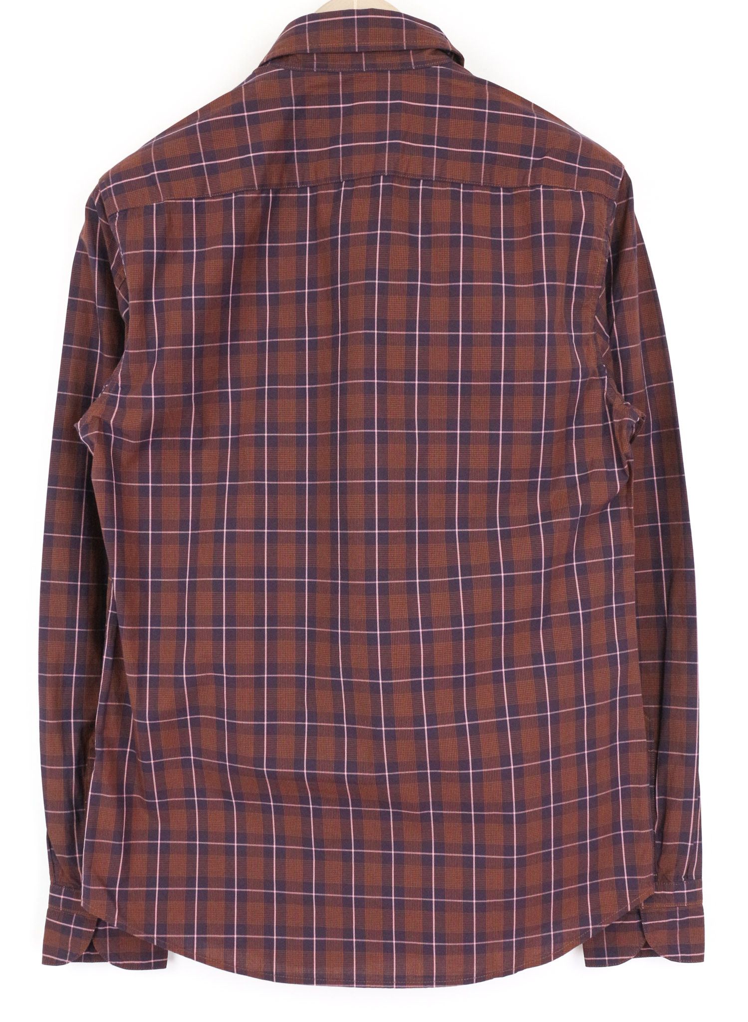 Scotch & Soda AMS COUTURE S Purple Checked Cotton Shirt 75814 Size US S / EU 44-46 / 1 - 2 Thumbnail