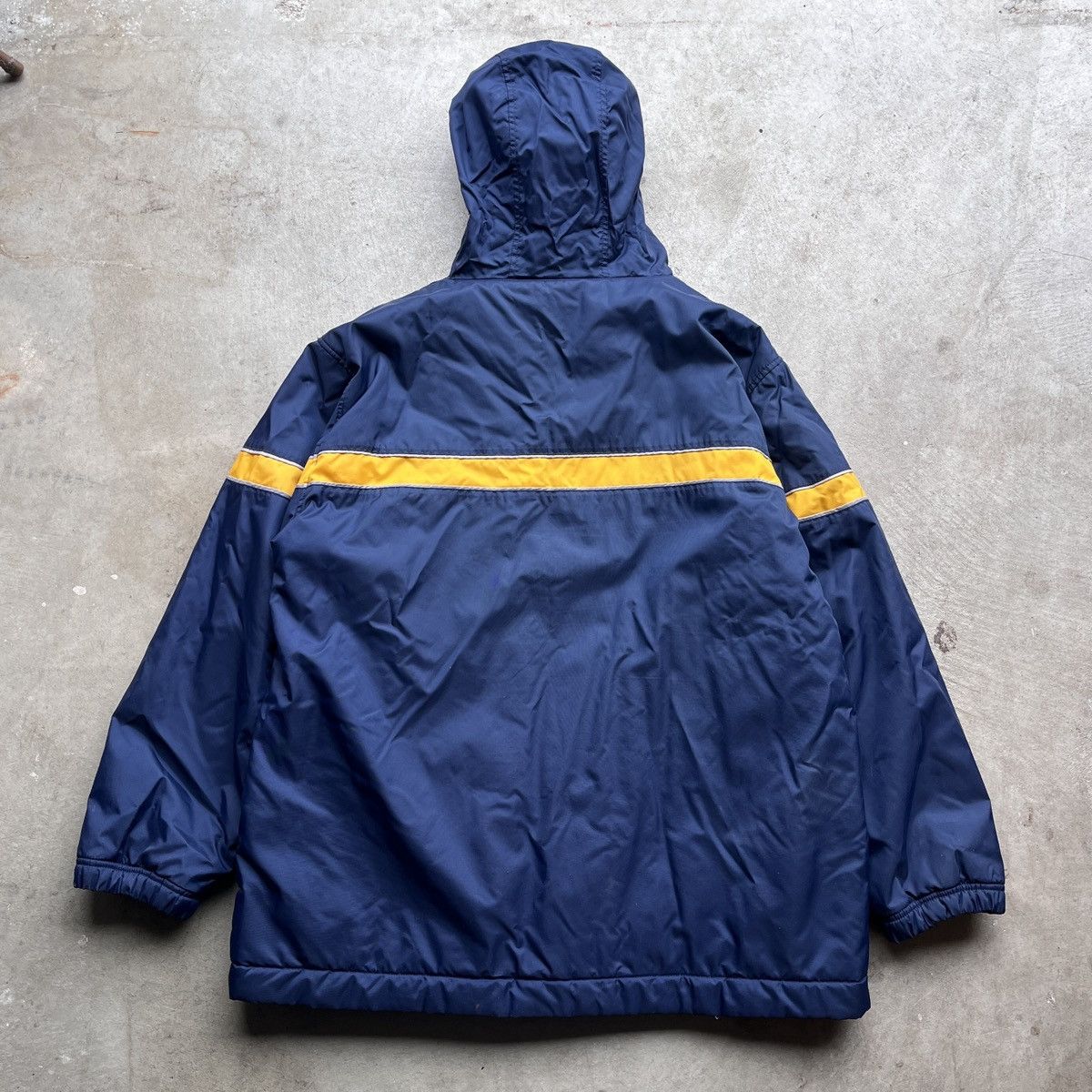 Nike Vintage Y2K Nike Navy Yellow Reversible Zip-Up Jacket Size US L / EU 52-54 / 3 - 2 Thumbnail