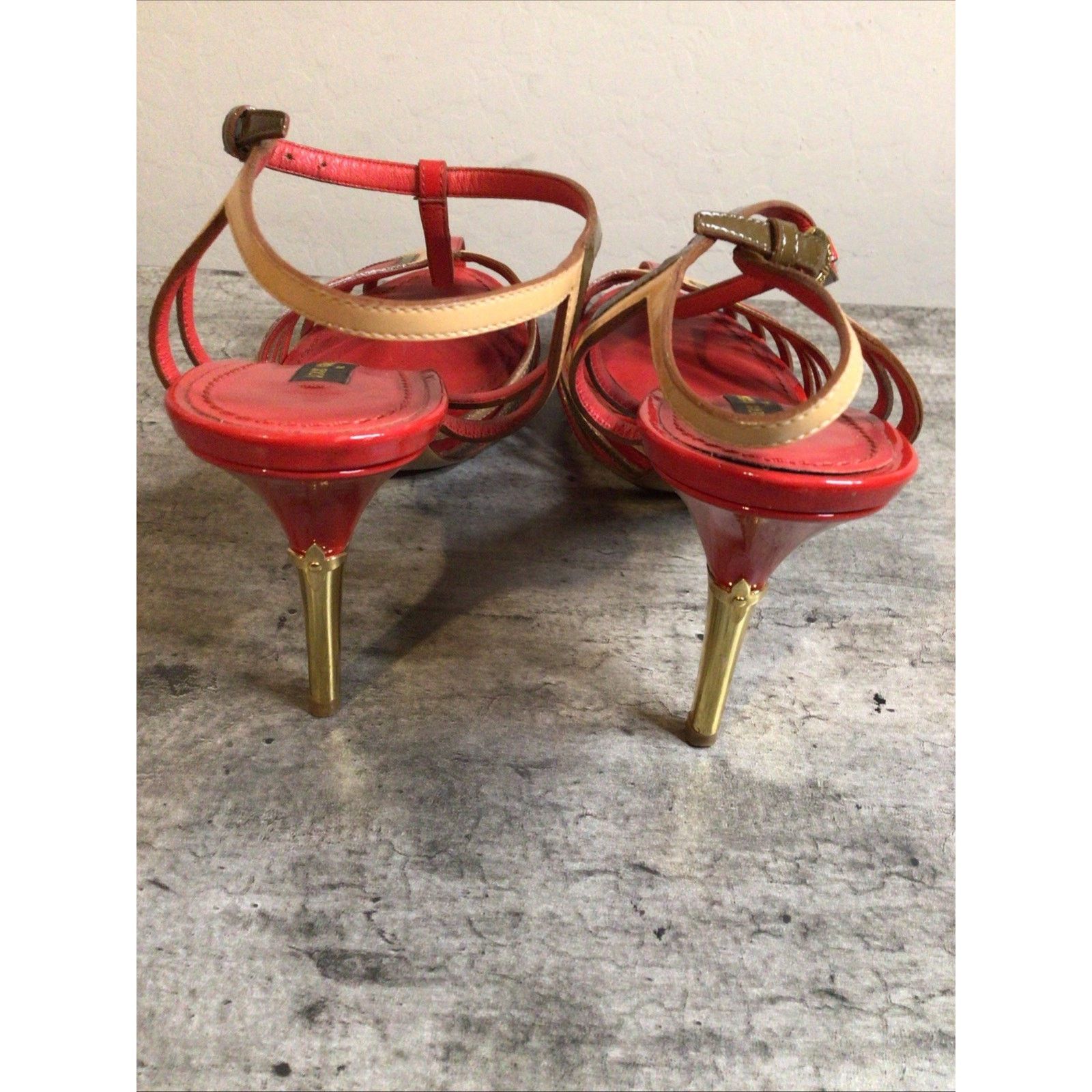 Louis Vuitton Louis Vuitton Marbella Sandal Red Women’s Size 5.5 Size US 5.5 / IT 35.5 - 5 Thumbnail