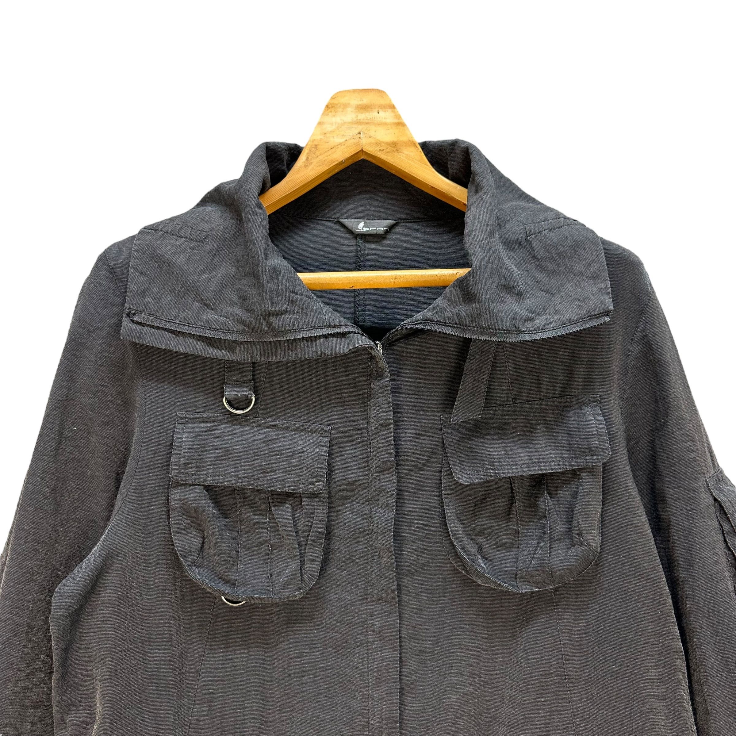 Japanese Brand EFAN Multipocket Avant Garde Jacket #A30-0688 Size M / US 6-8 / IT 42-44 - 2 Thumbnail