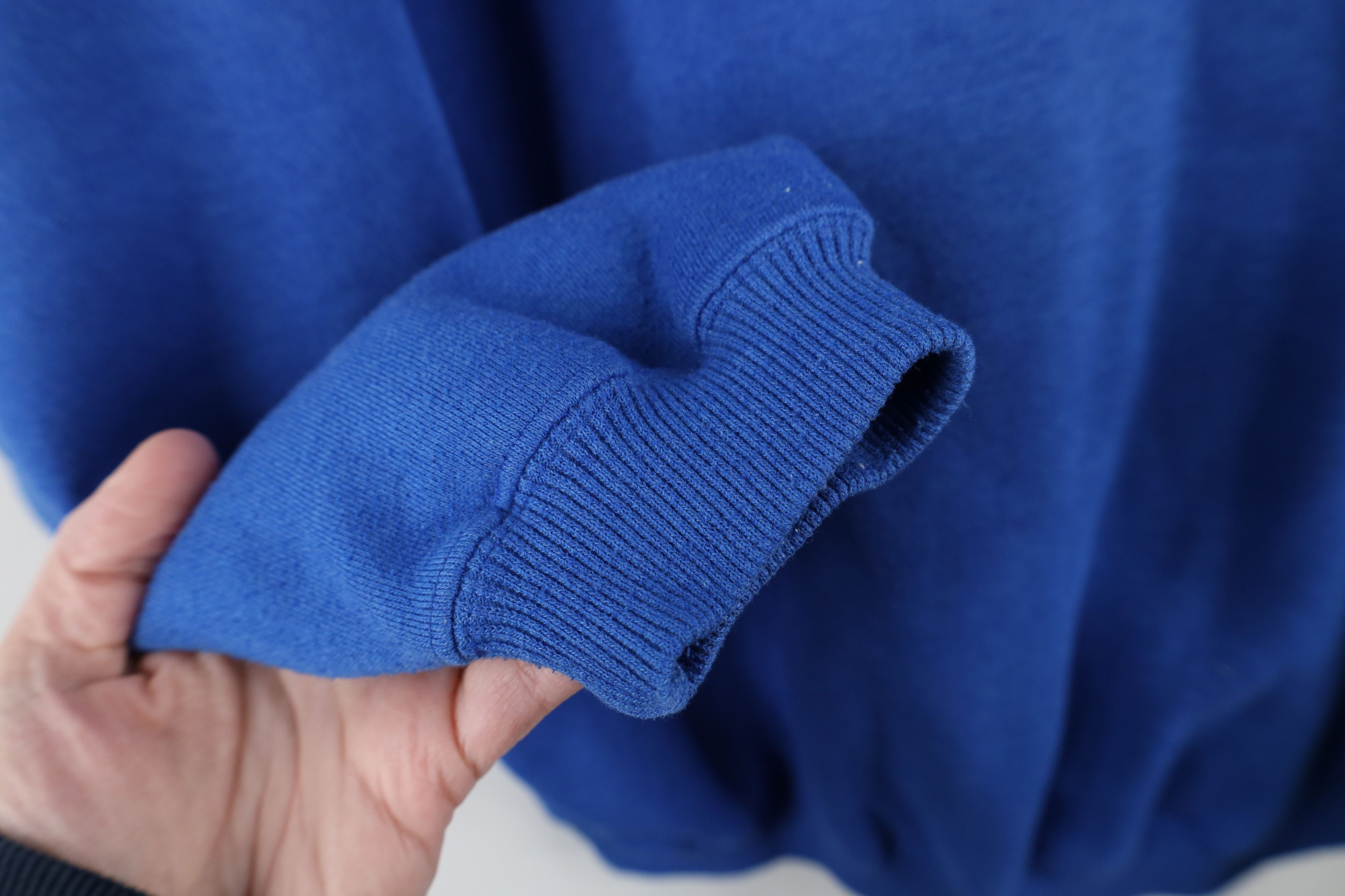 Vintage Vintage 90s Streetwear Blank Crewneck Sweatshirt Blue USA Size US M / EU 48-50 / 2 - 4 Thumbnail