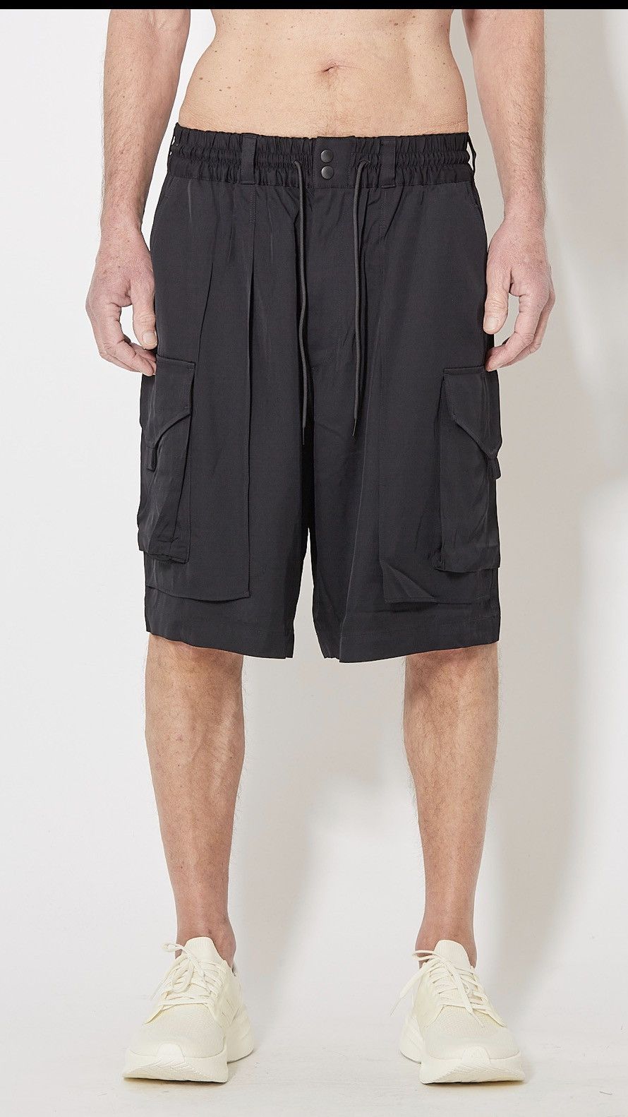 Y-3 Y-3 RAYON TWILL SHORTS (M Size) Size US 34 / EU 50 - 4 Thumbnail