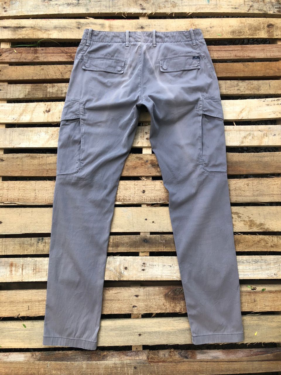 Stone Island Stone Island Gray Cargo Trousers Pant Size US 32 / EU 48 - 2 Thumbnail