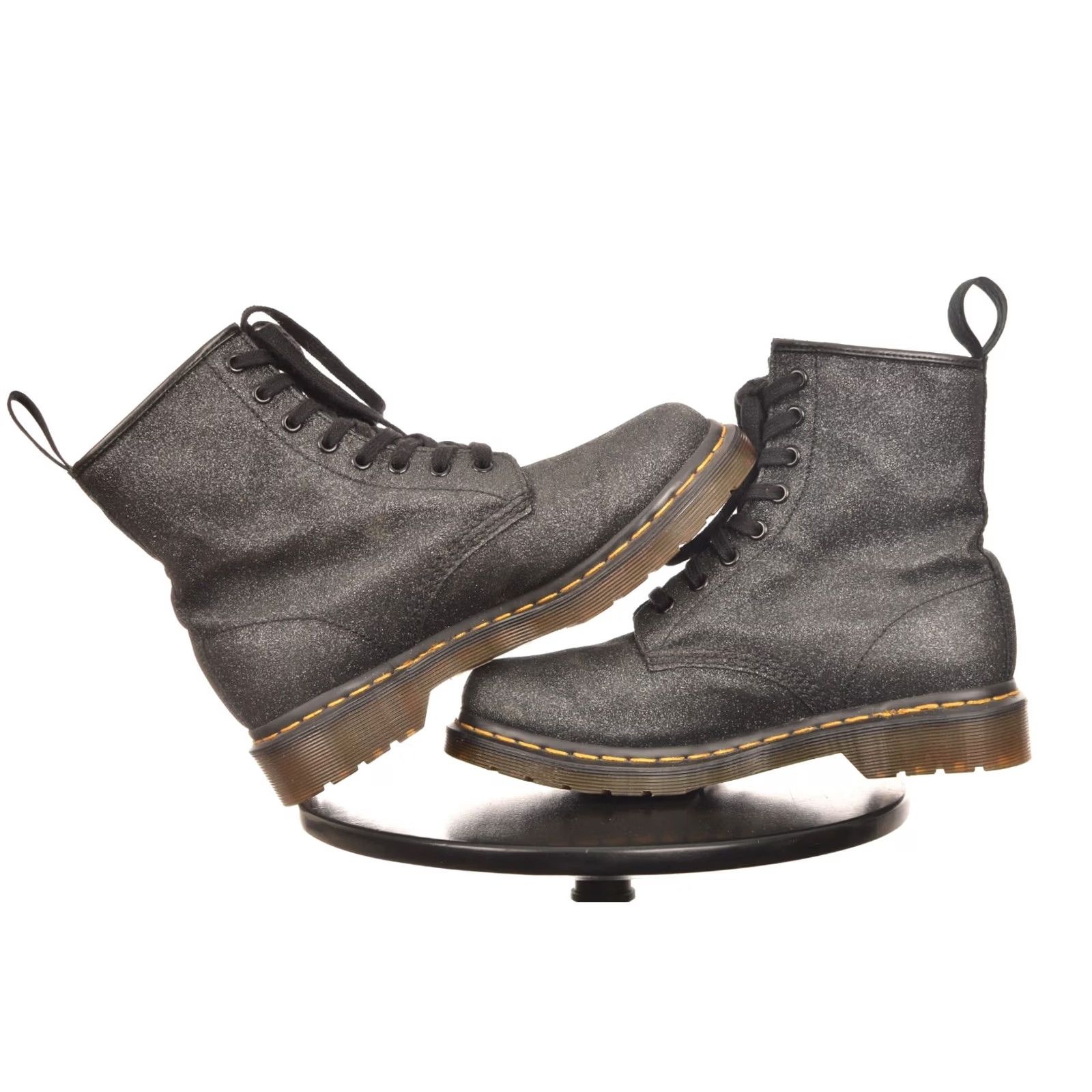 Dr. Martens DDP Dr Martens 1460 Pascal Glitter Boots Black Melody Size US 8 / UK 6 / EU 39 Womens Size US 8 / IT 38 - 5 Thumbnail