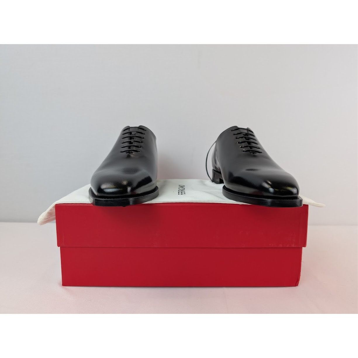 Salvatore Ferragamo o1rshd1 Nero Calf Shoes in Nero Size US 11 / EU 44 - 19 Thumbnail