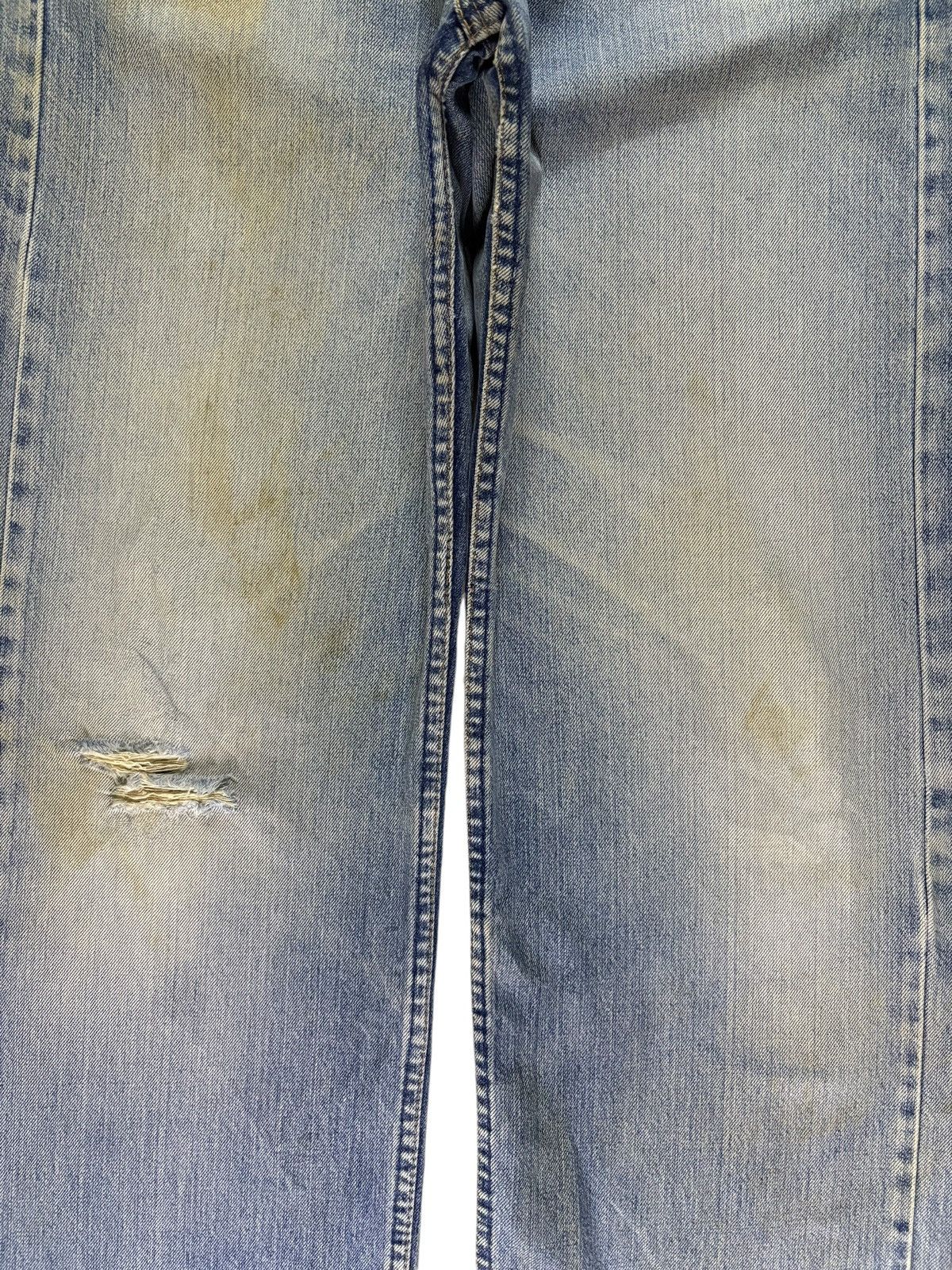 Levi's Vintage 90s Levis 512 Mud Wash Grunge Ripped Baggy Jeans Size US 33 - 5 Thumbnail