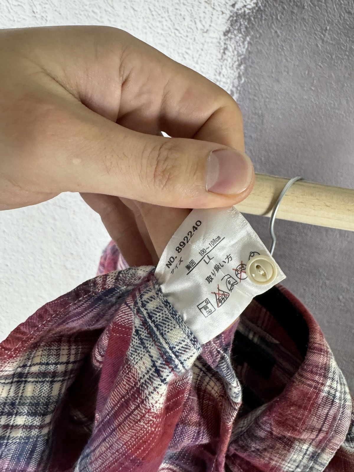 Flannel Gembony Japanese style red flannel vintage checkered shirt Size US L / EU 52-54 / 3 - 10 Thumbnail
